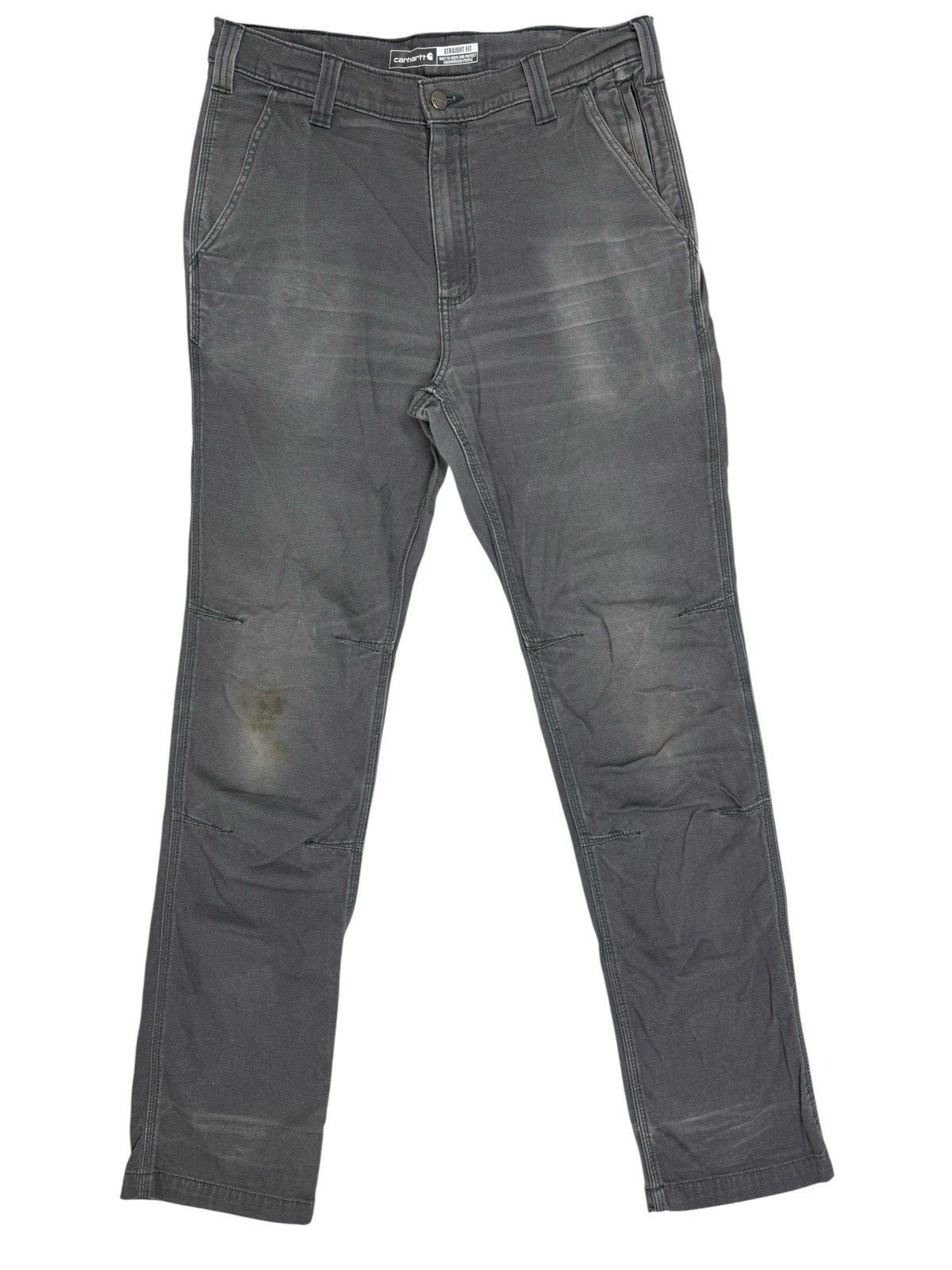 Carhartt Grey Straight Fit Rugged Flex Jeans 33W 34L