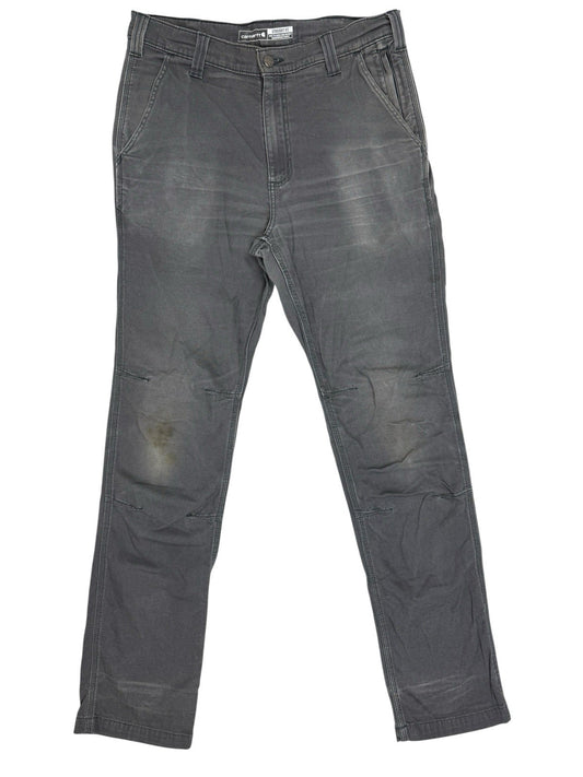 Carhartt Grey Straight Fit Rugged Flex Jeans 33W 34L