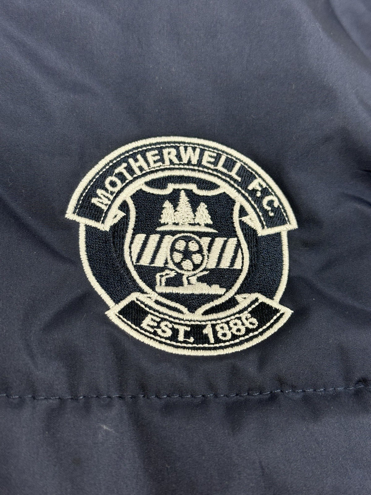 Motherwell FC Blue Puffer Gilet Medium
