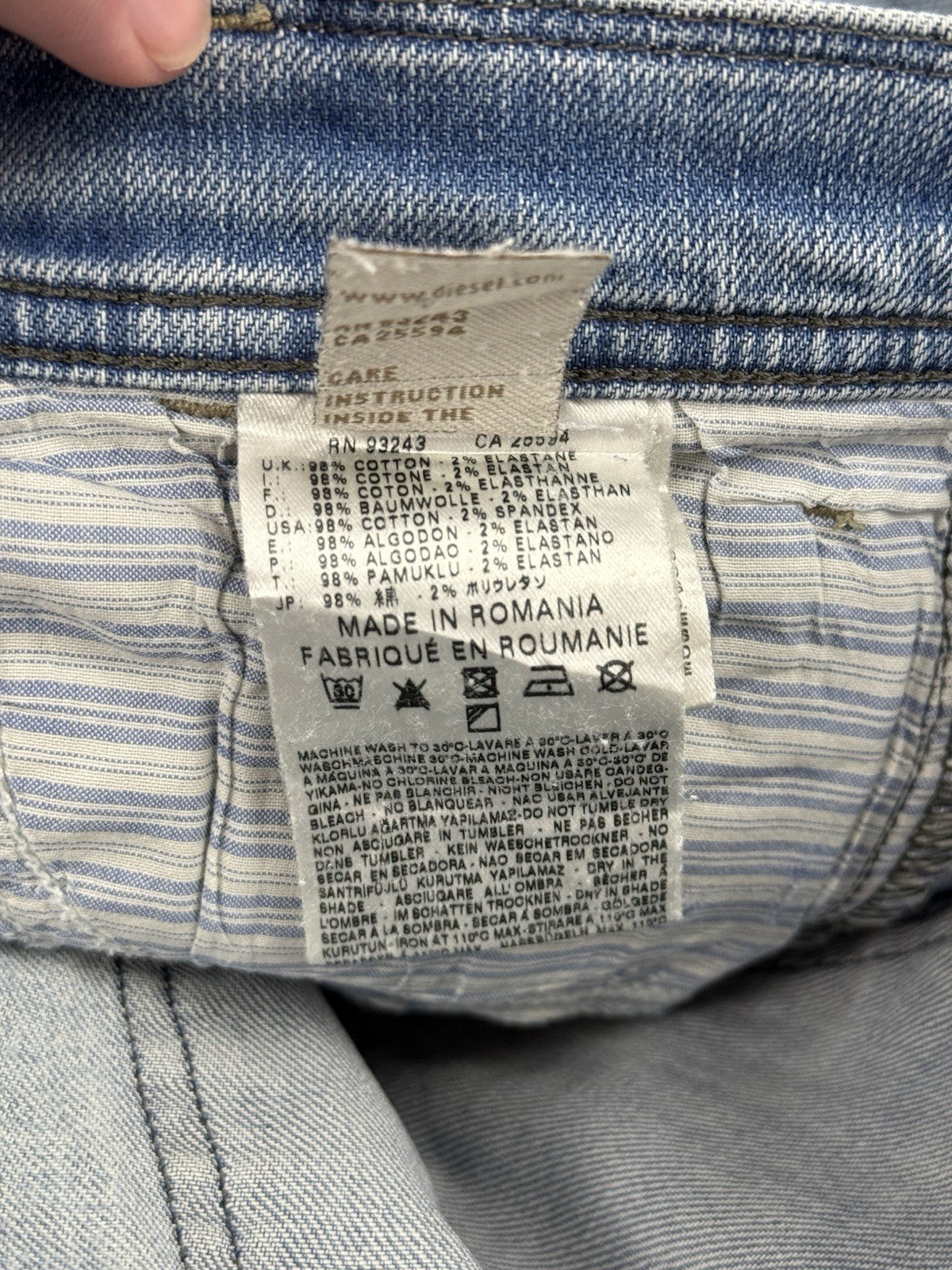Diesel Blue Soozy Jeans 27W 32L
