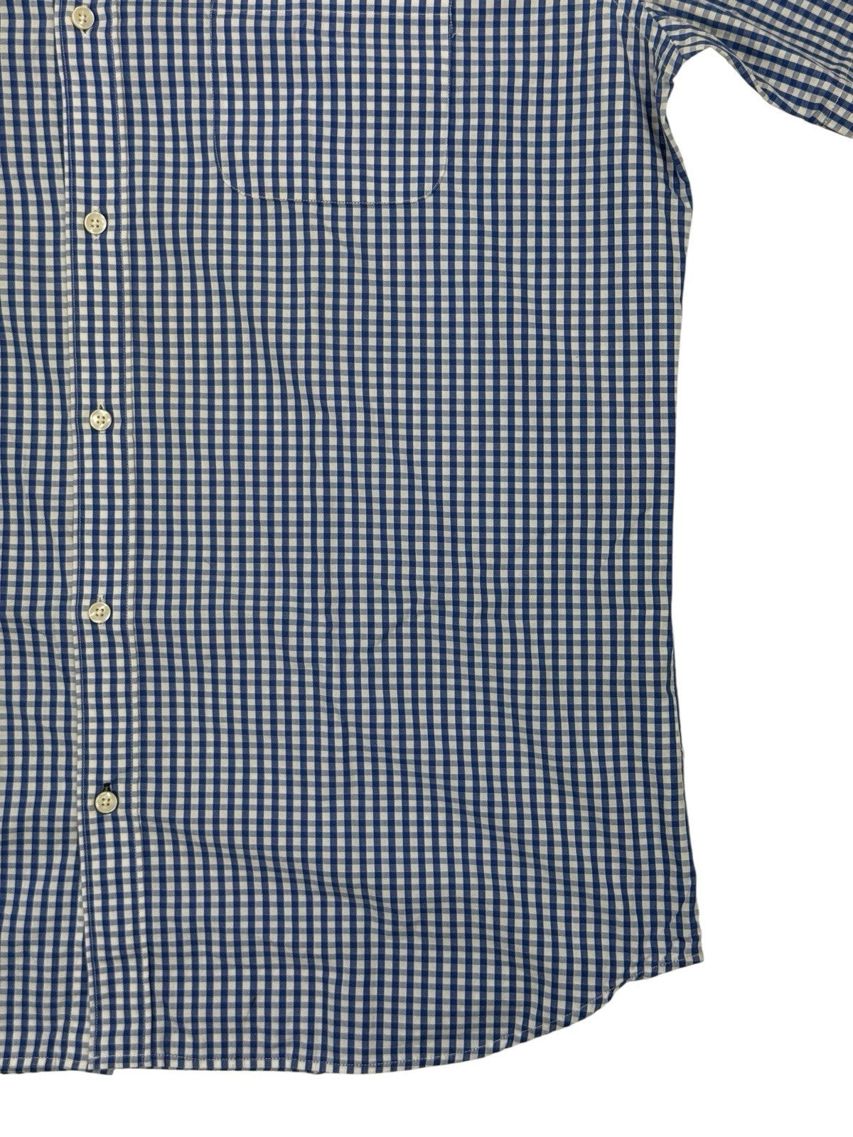 Tommy Hilfiger Blue Check Short Sleeve Shirt Large