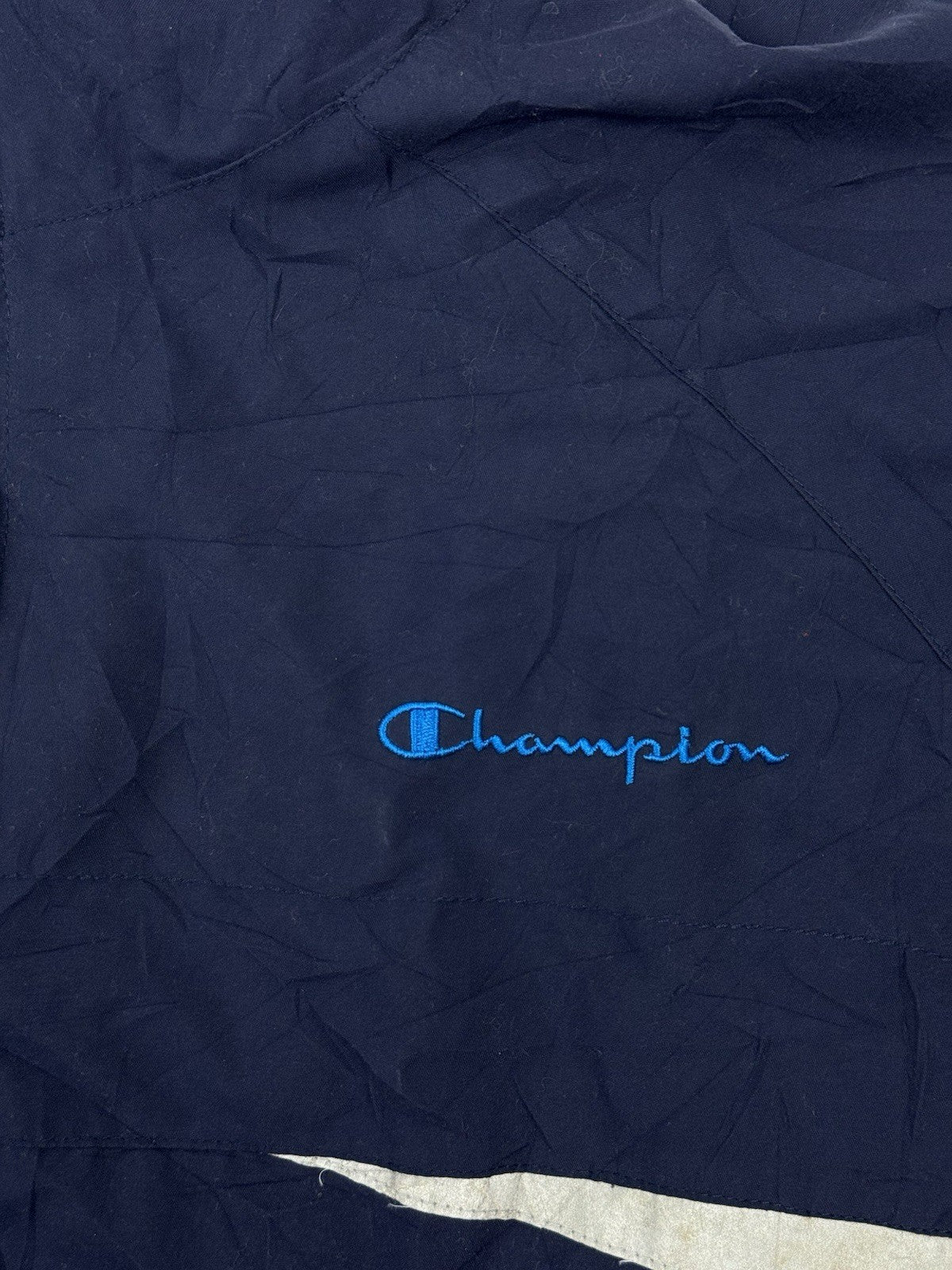 Champion Blue Vintage Zip Track Jacket Medium