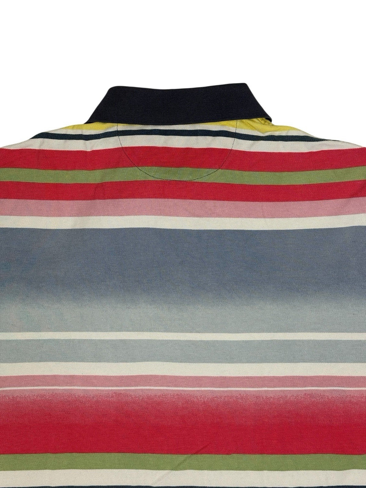 Polo Ralph Lauren Multicoloured Striped Classic Fit Polo Top Size Large