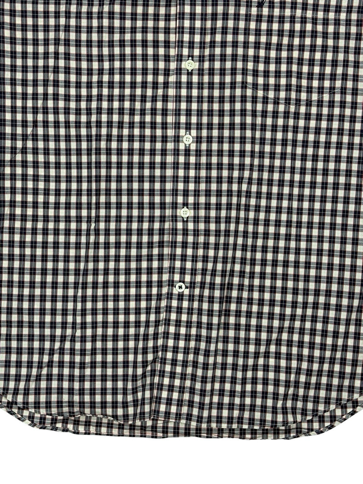 Nautica Retro Multicoloured Plaid Cotton Collared Shirt XL