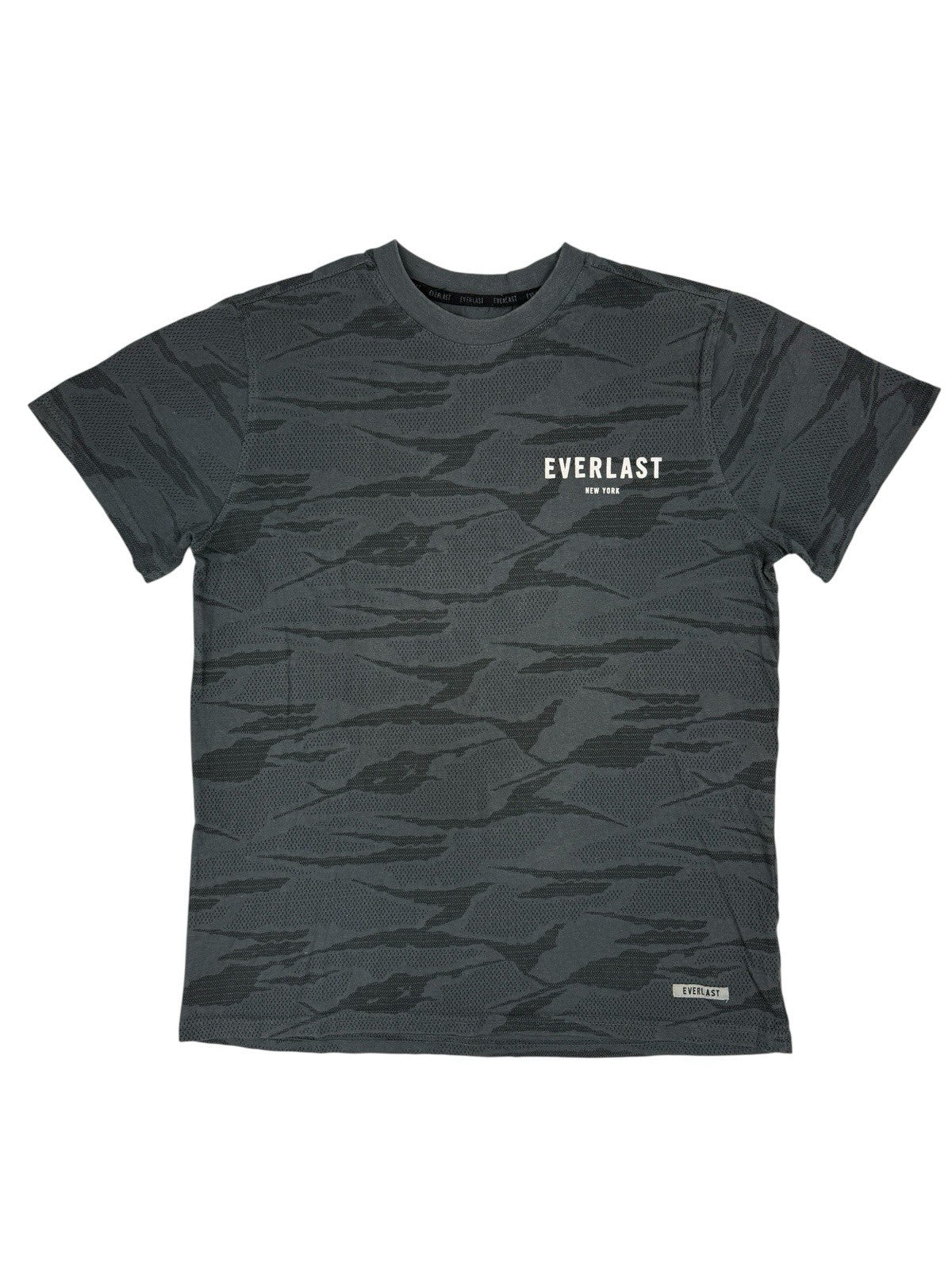 Everlast Grey Camo Cotton Blend Top Small