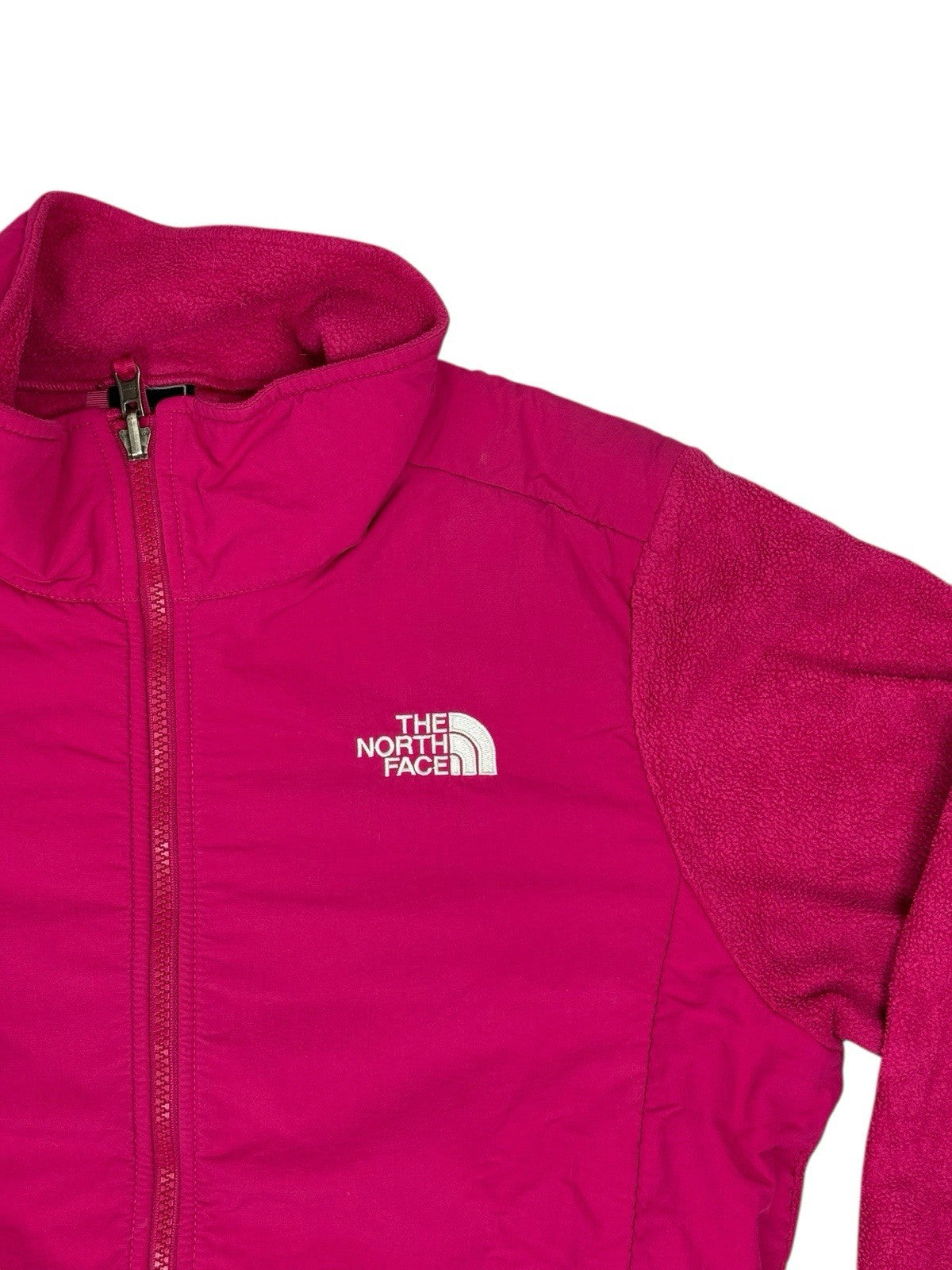 The North Face Pink Fleece Jacket Girls XL