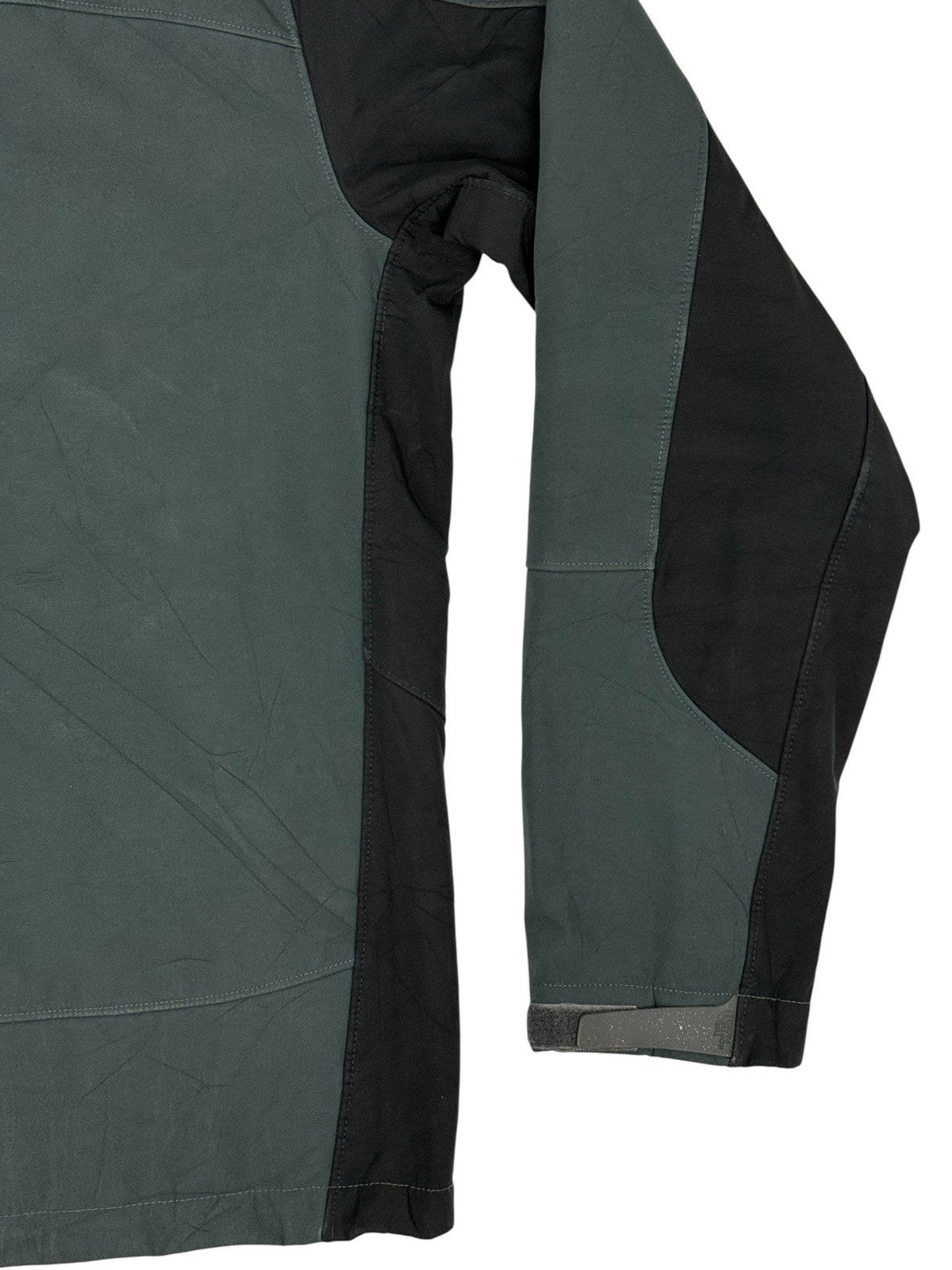 The North Face Grey Zip Softshell Jacket Large