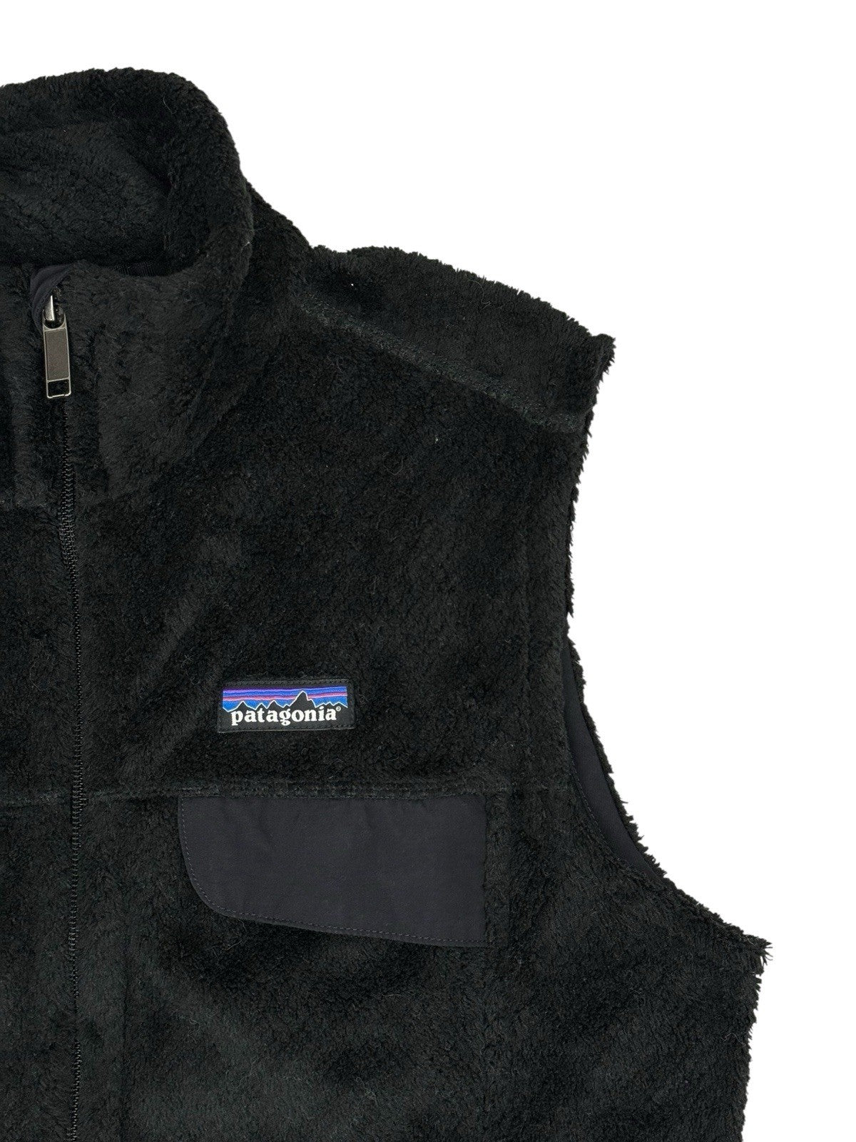 Patagonia Black Micro Pile Retool Fleece Gillet Bodywarmer Medium
