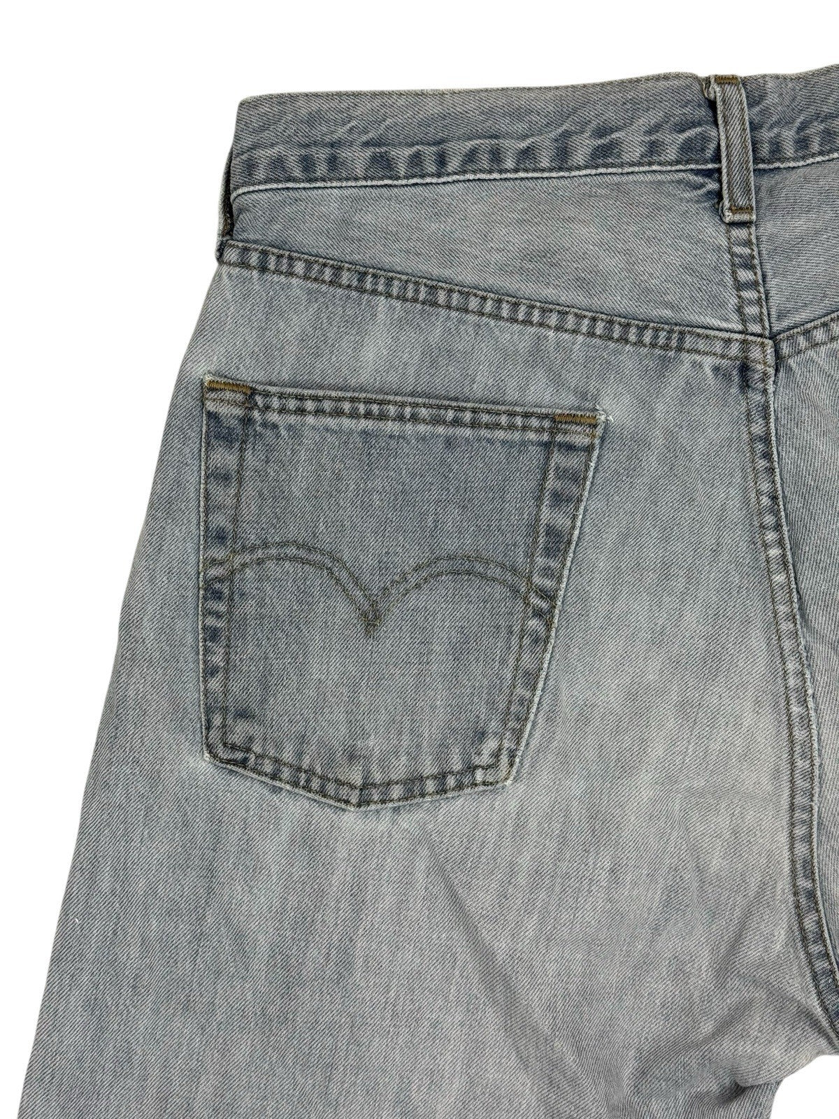 Levi's Blue Cut Off Shorts 34W