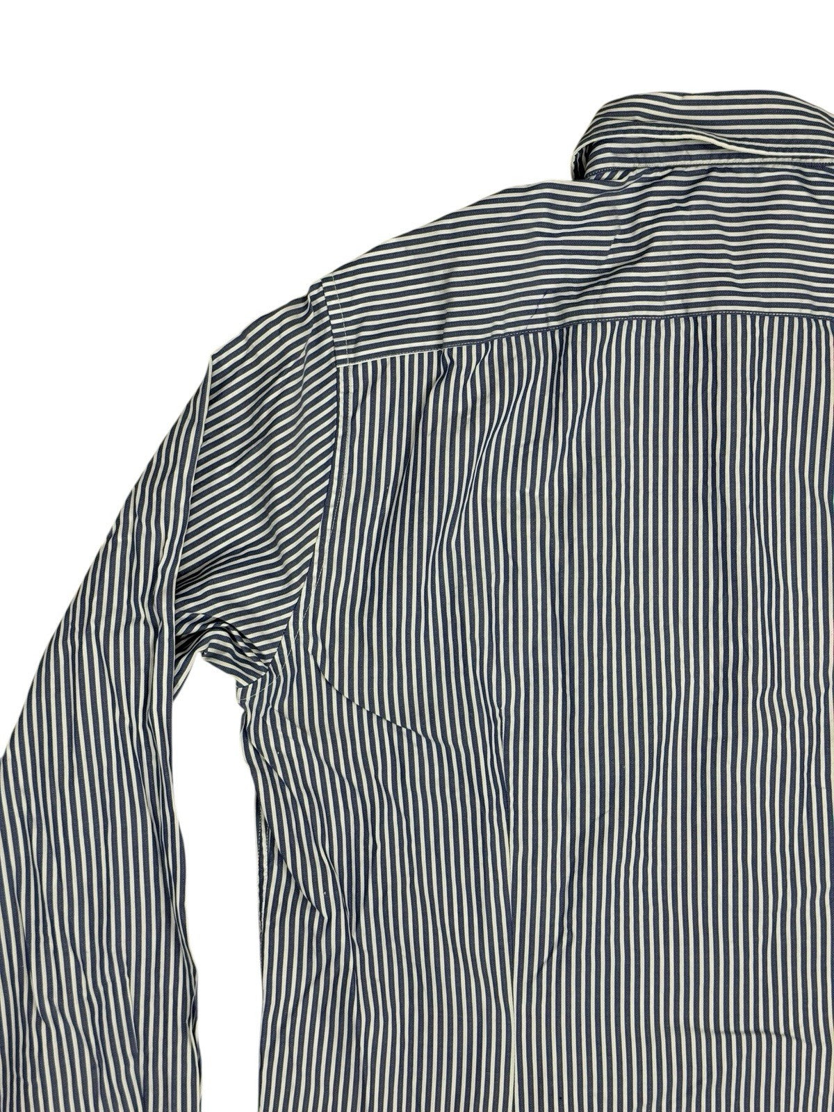 Tommy Hilfiger Blue Striped Shirt 16 Collar