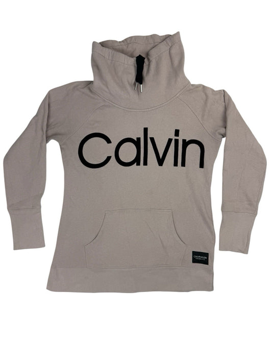 Calvin Klein Pink Performance High Neck Jumper Large
