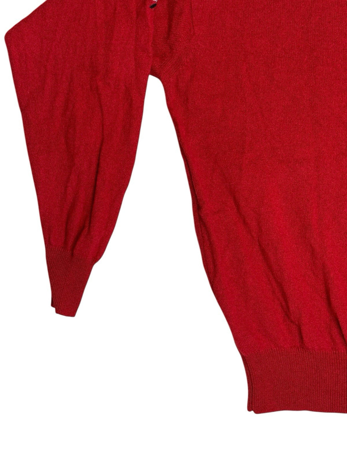 Reebok Red Retro Wool Golf Jumper XL