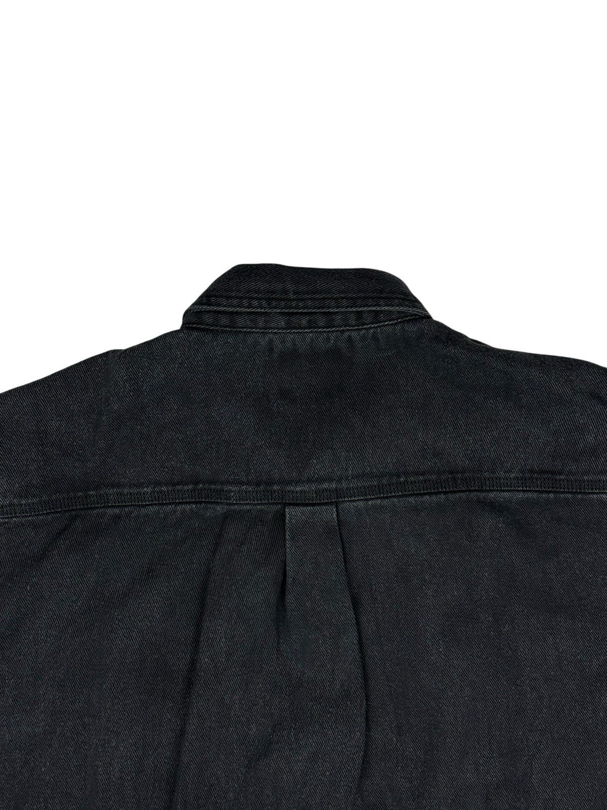 Lee Black Denim Shirt Jacket Large