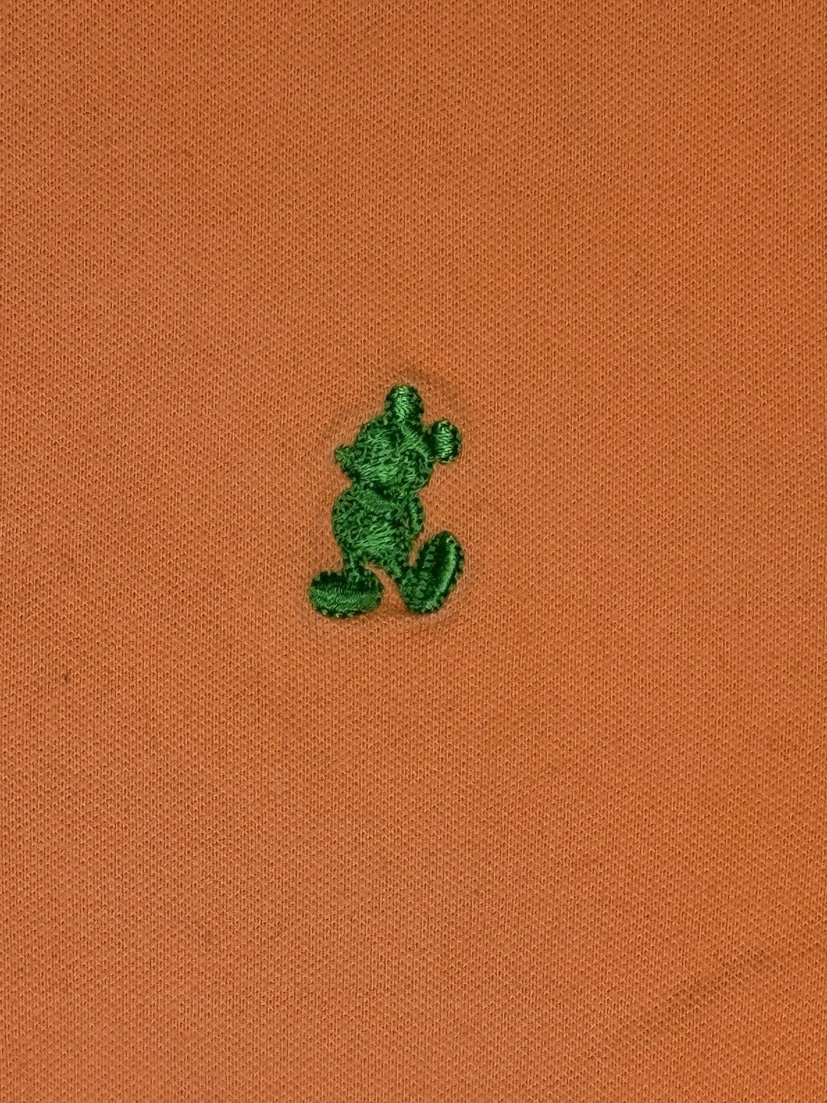 Disney Orange Mickey Mouse Polo Small