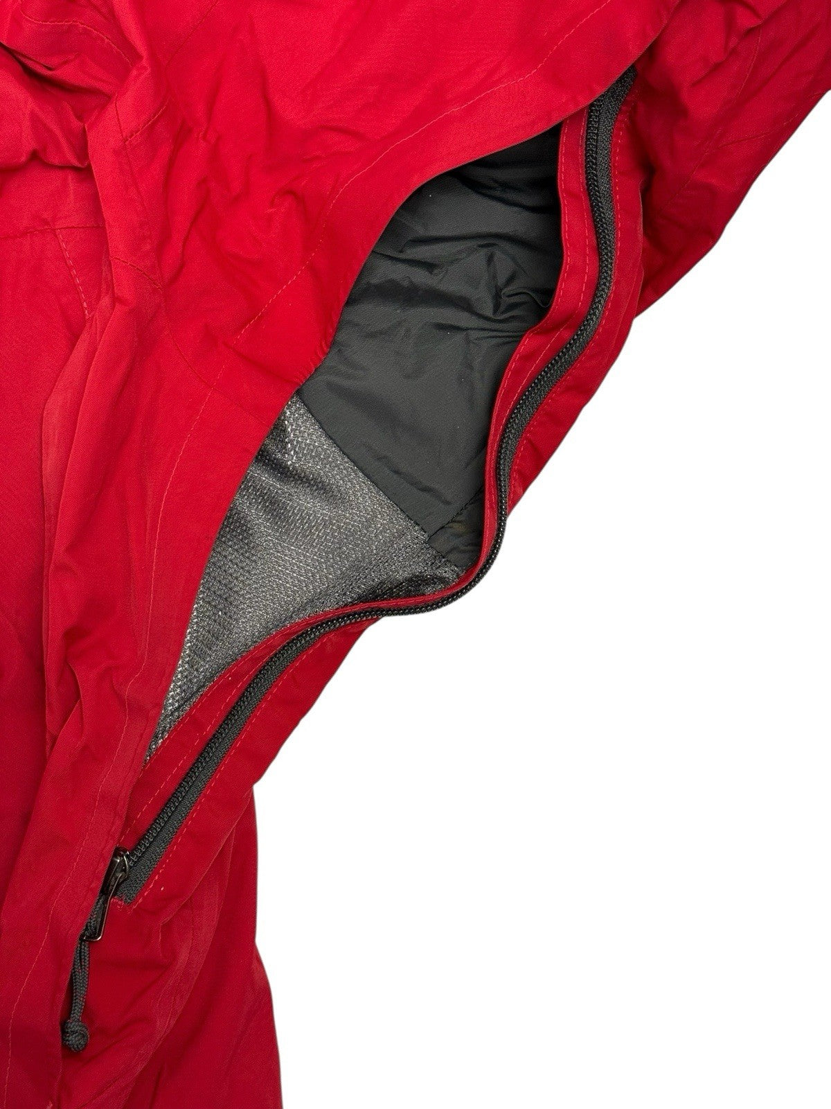 Columbia Red Omni-Tech Zip Rain Jacket Medium
