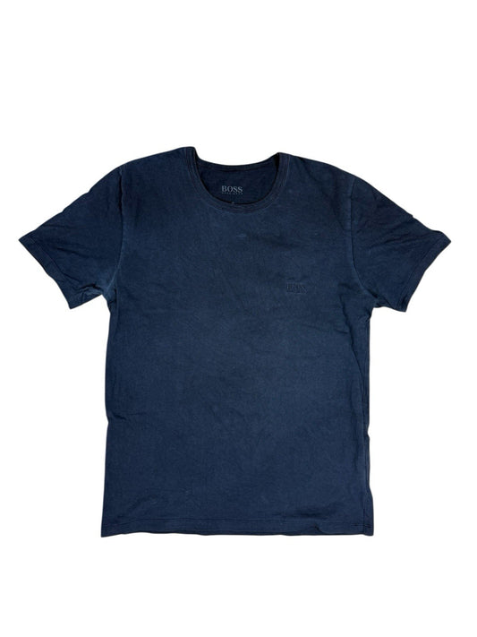 Hugo Boss Blue Cotton Top Medium