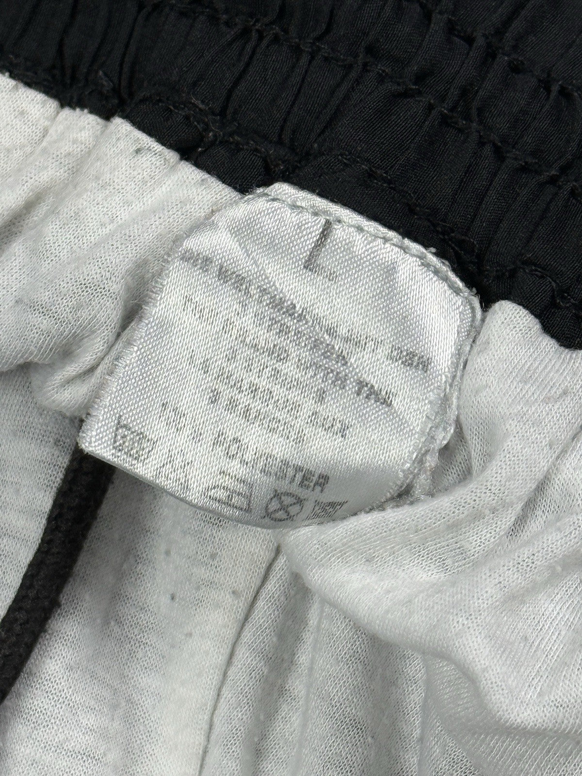 Adidas Vintage Lined Black Polyester Tracksuit Bottoms Pant Trousers Large