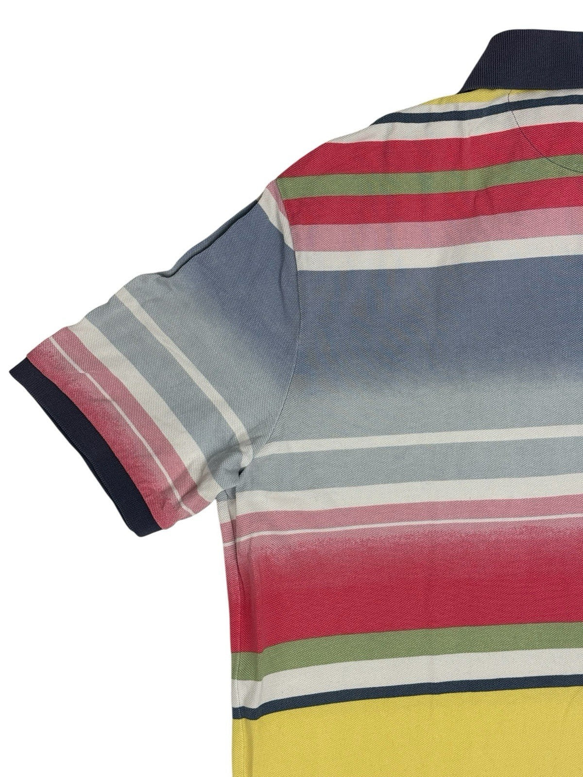 Polo Ralph Lauren Multicoloured Striped Classic Fit Polo Top Size Large