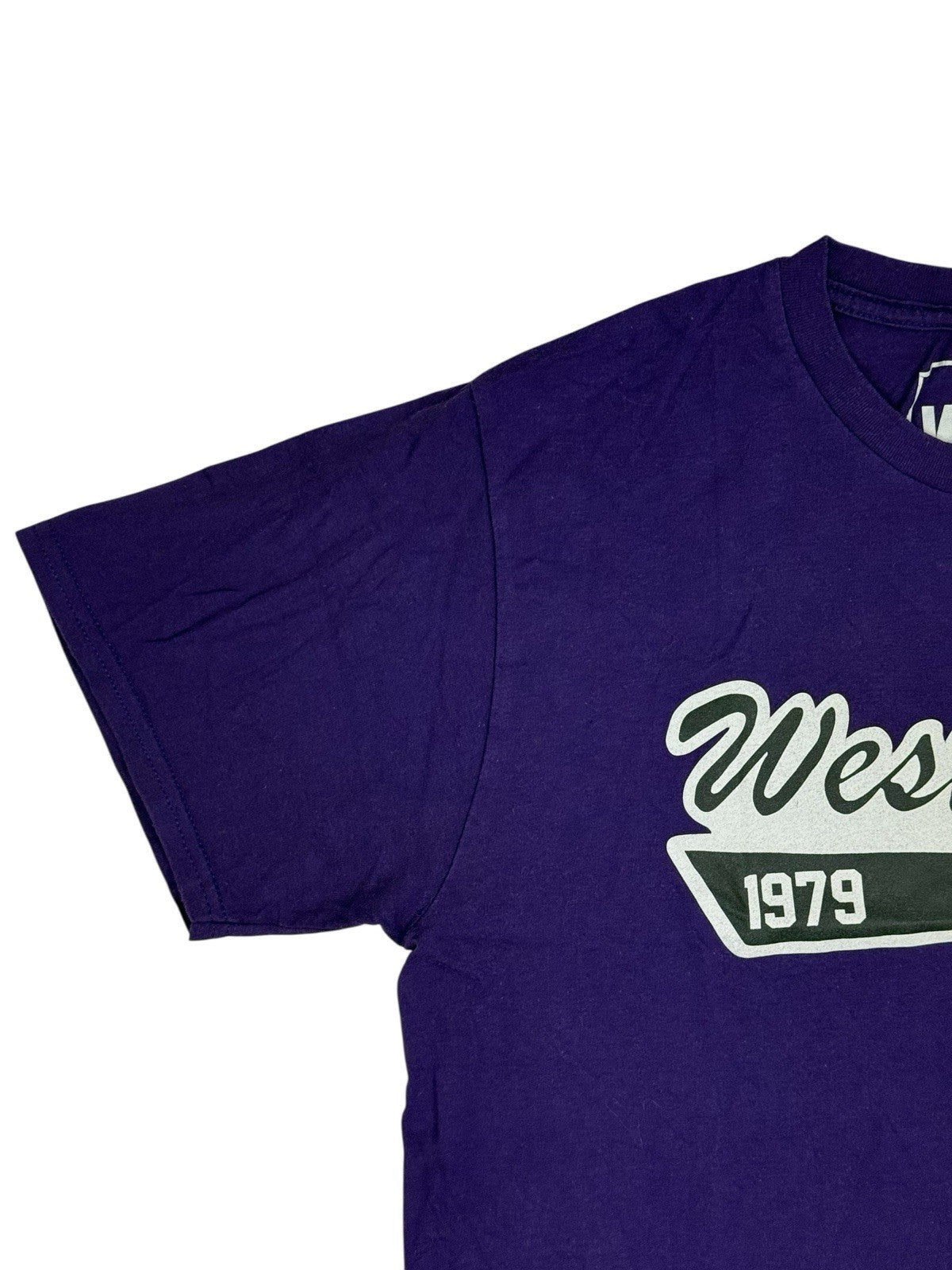 Westbeach Purple Printed Logo Top Medium