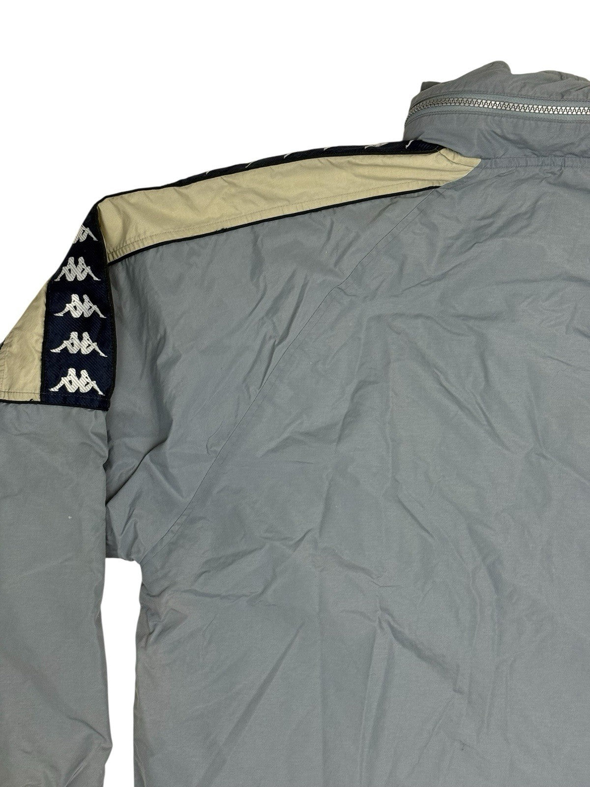 Kappa Blue Retro Padded Zip Jacket Large