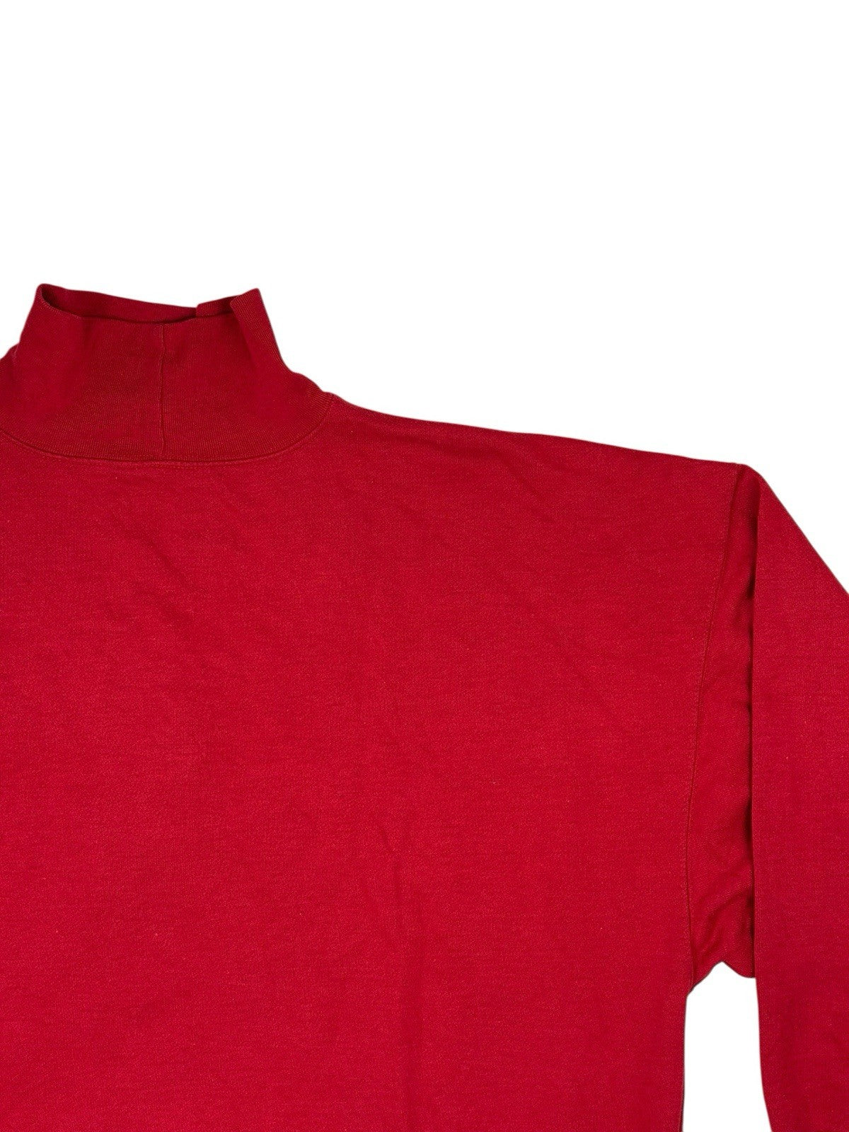 Internationale Express Red 90s Turtleneck Jumper XL