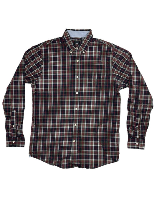 Dockers Multicoloured Plaid Cotton Collared Shirt Medium