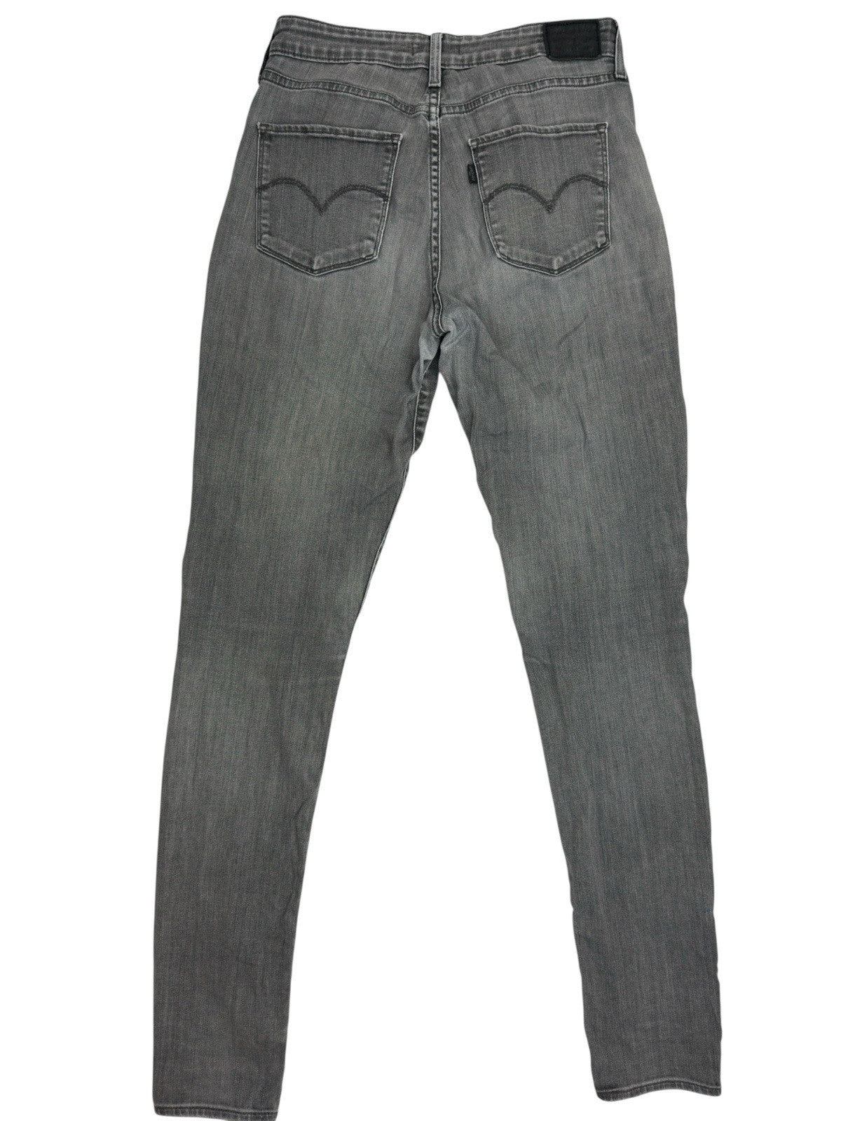 Levi's Grey 721 High Rise Skinny Denim Jeans 30W 35L