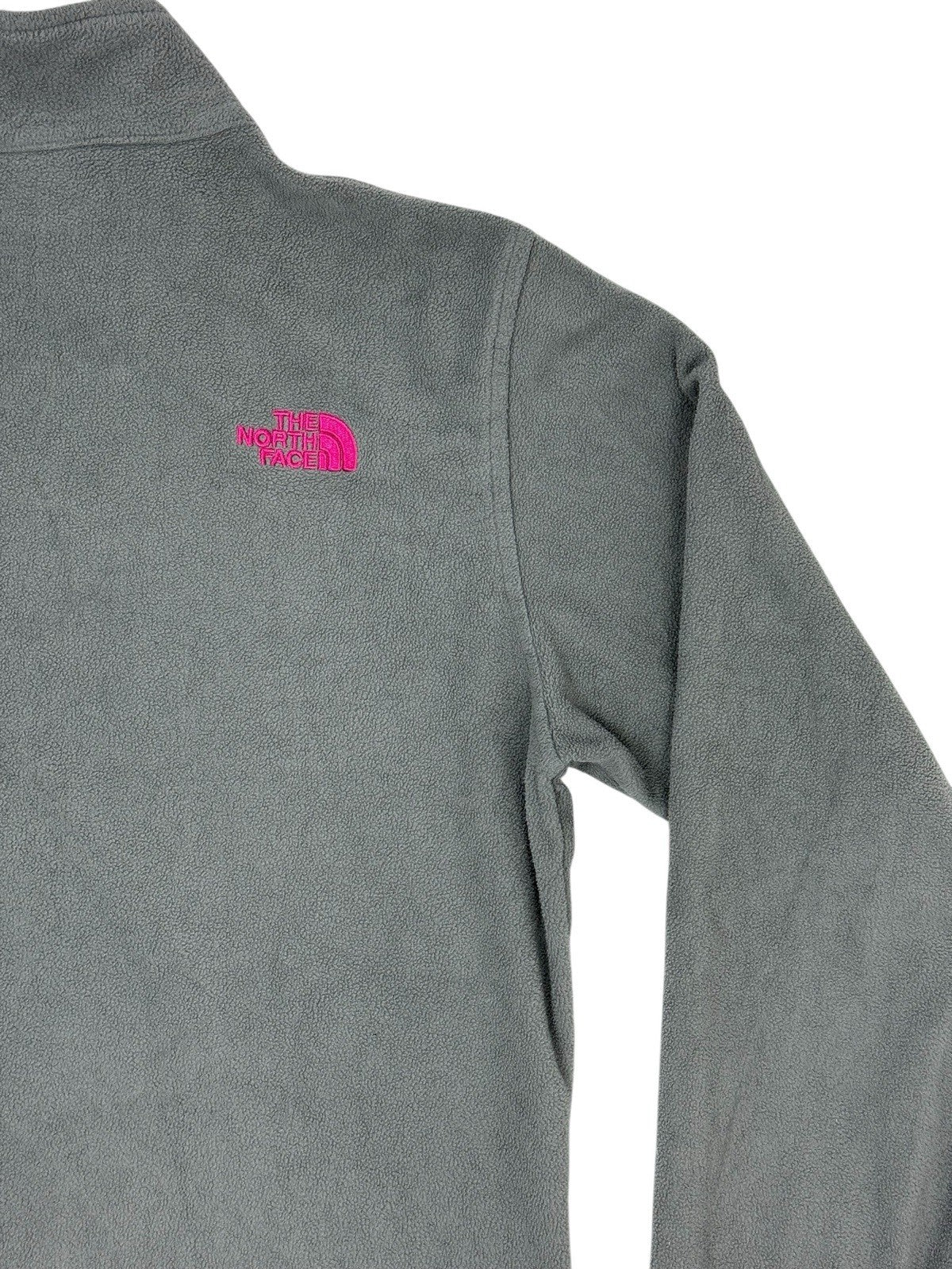 The North Face Grey Zip Fleece Jumper Jacket Girls XL