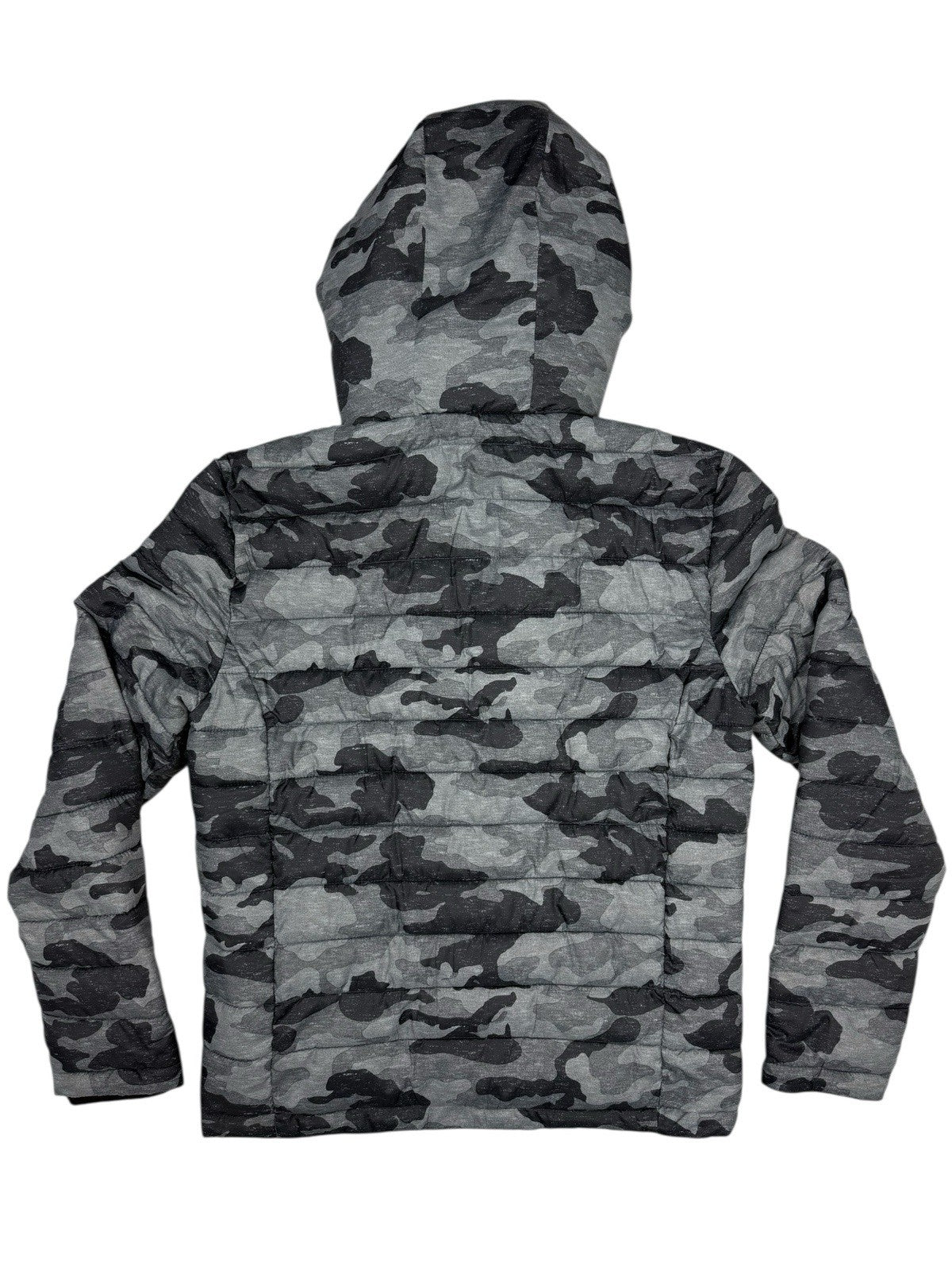 Superdry Grey Camo Fuji Puffer Jacket Medium