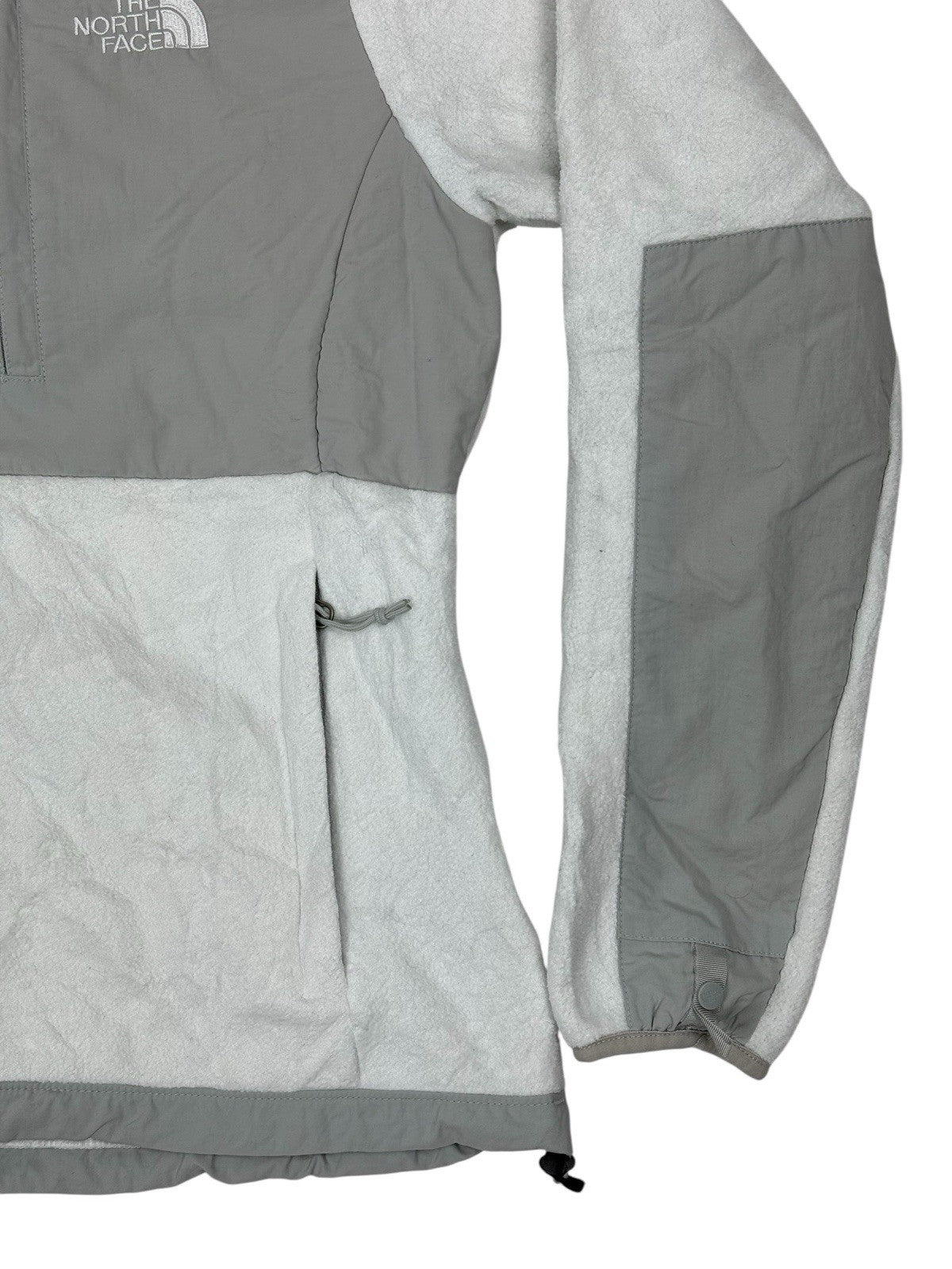 The North Face White Denali Fleece Zip Jacket Women's Small