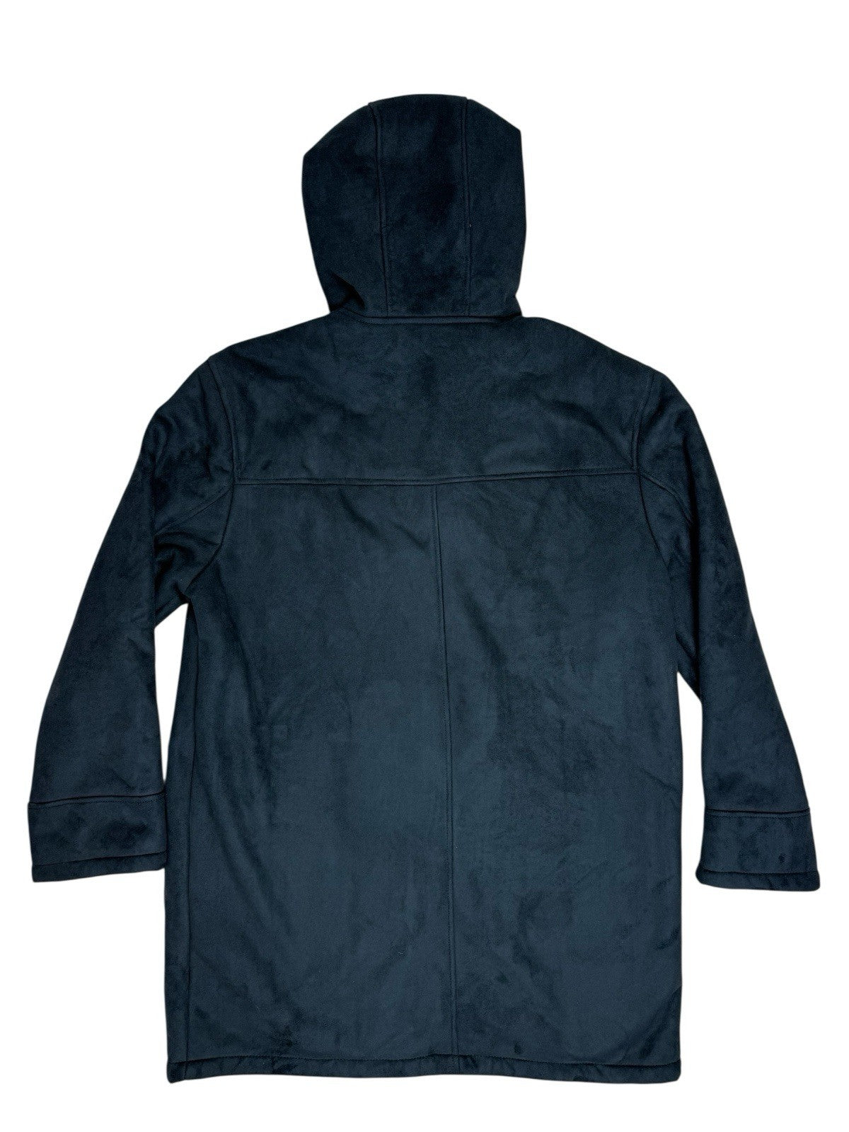 Ben Sherman Blue Lined Suede Coat Large