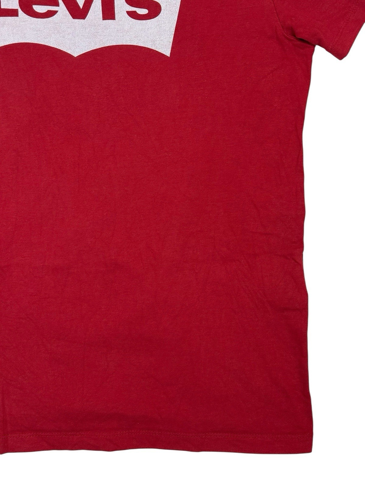 Levi's Red Batwing Logo Printed Standard Fit Top Small