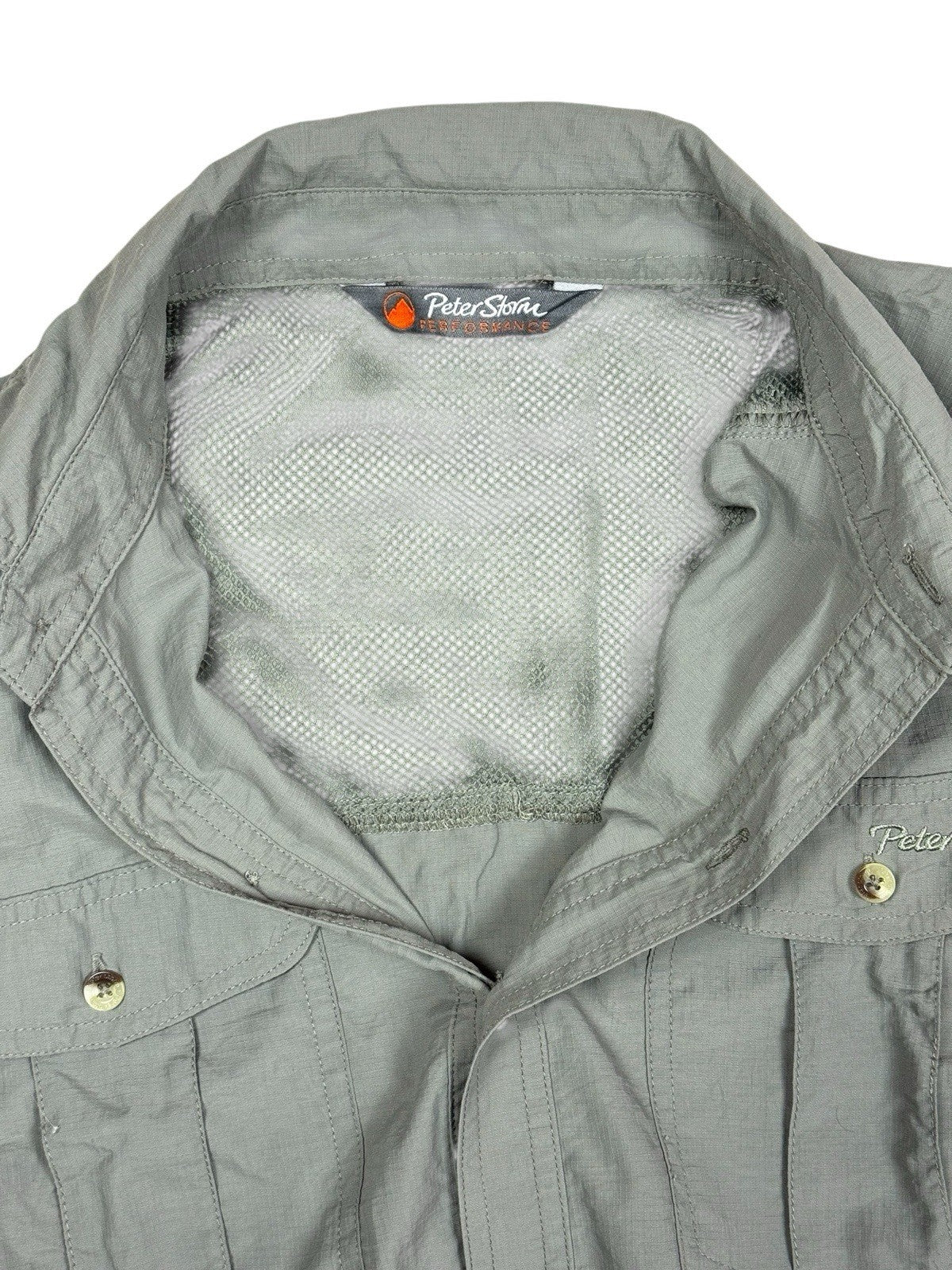 Peter Storm Green Nylon Shirt Large