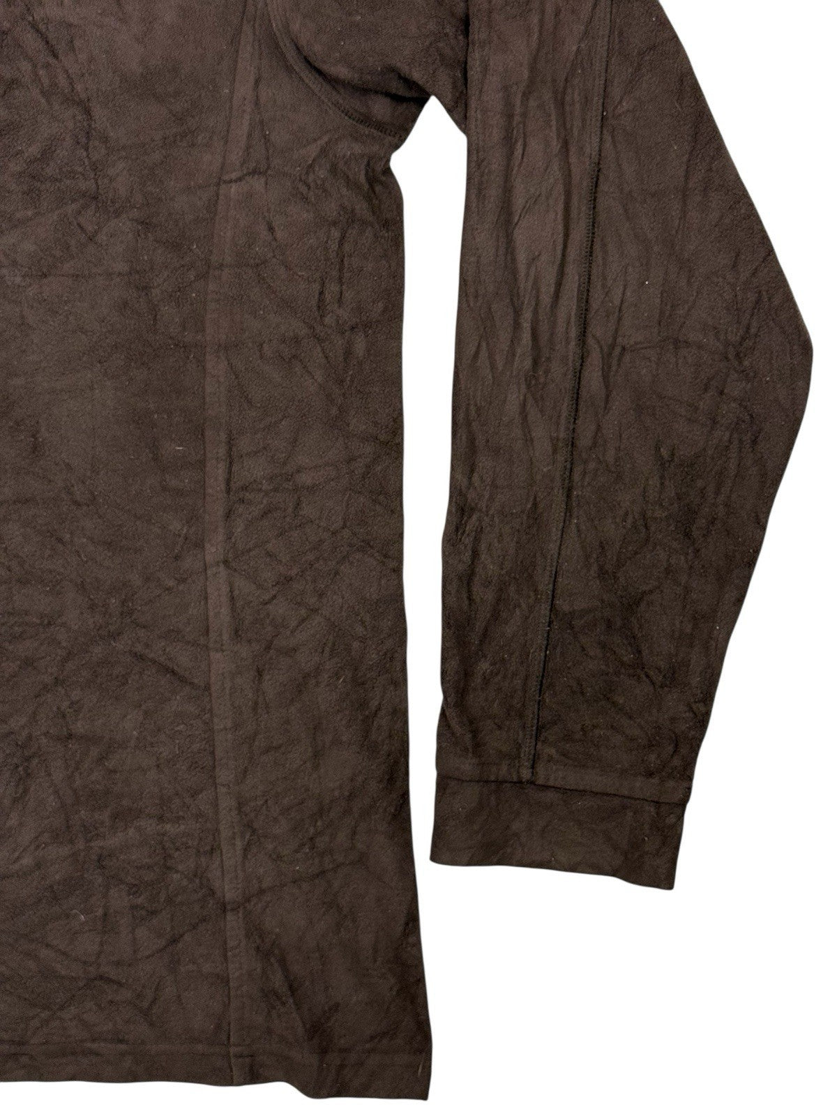 LL Bean Brown 1/4 Zip Fleece Jumper 2XL Tall