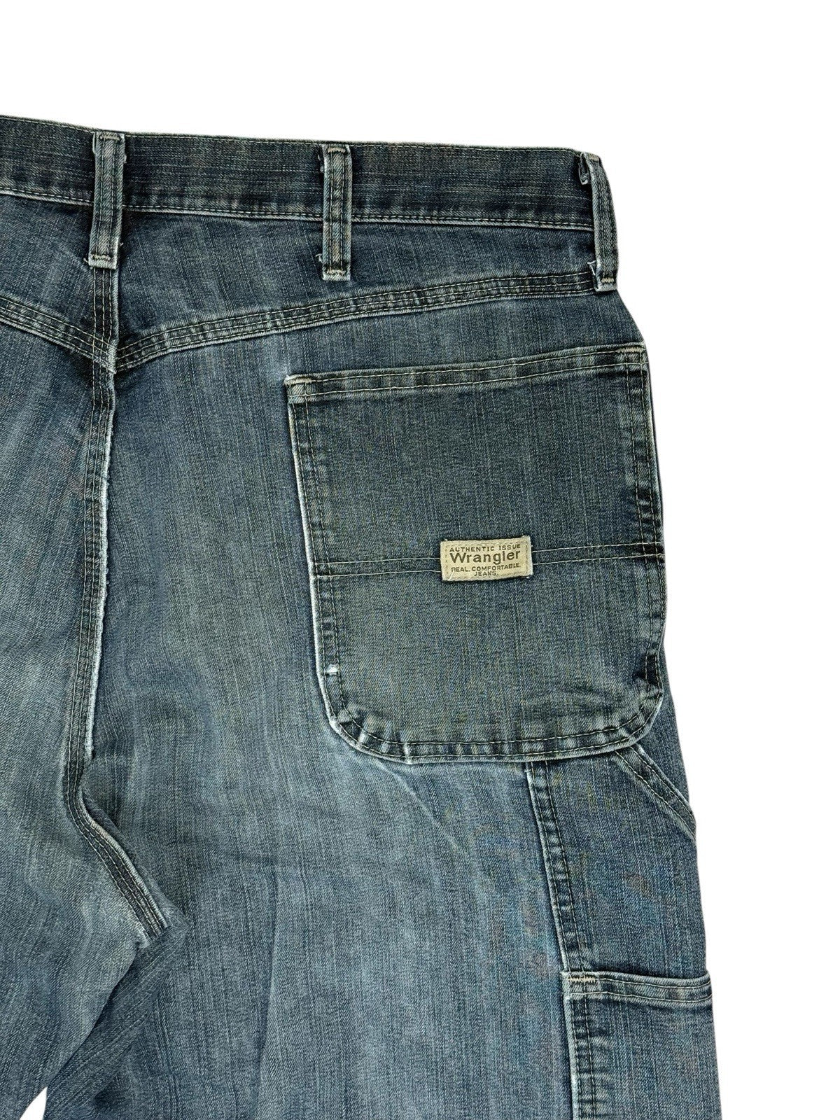 Wrangler Retro Blue Carpenter Denim Jeans 38W 32L