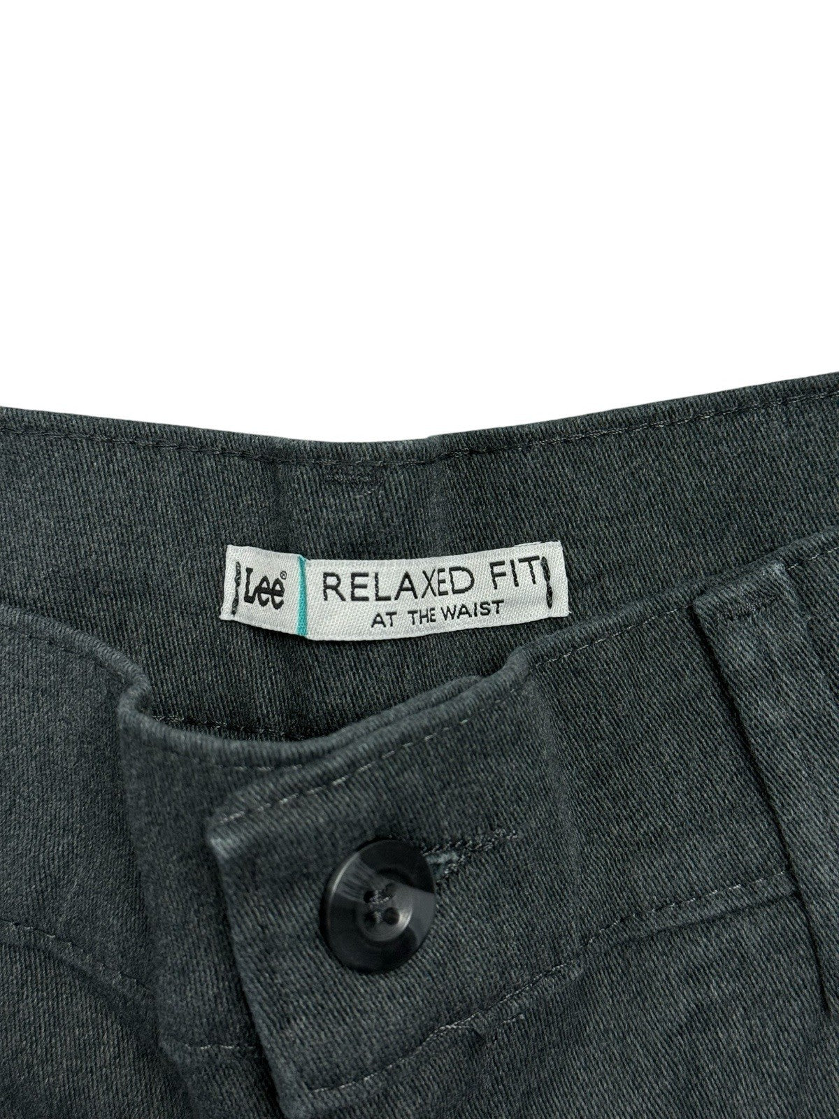 Lee Relaxed Fit Grey Trousers Size 10 Long