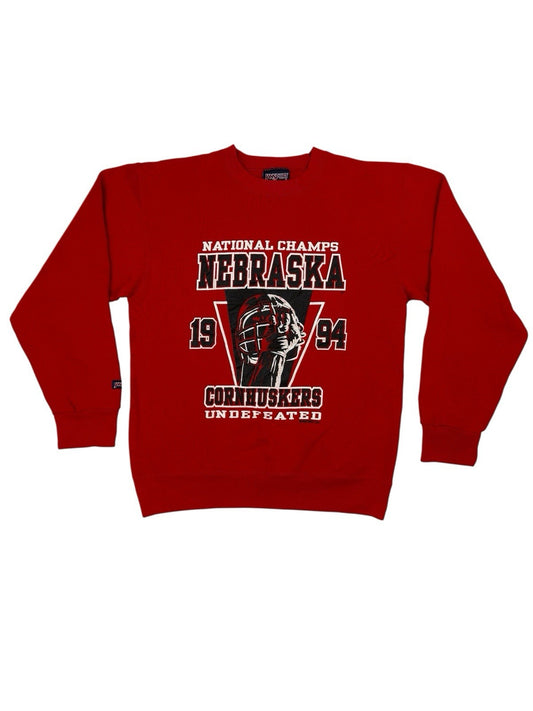 University of Nebraska Huskers Red 94' Champs Printed Jumper Medium
