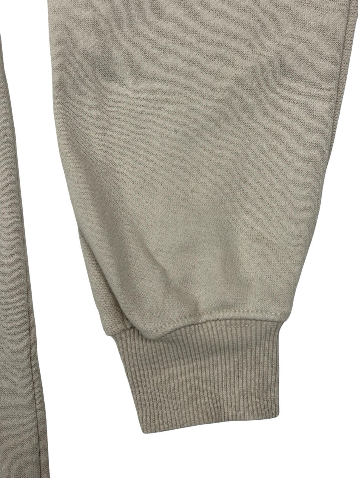 Retro Space Jam Beige Distressed Printed Hoodie Small