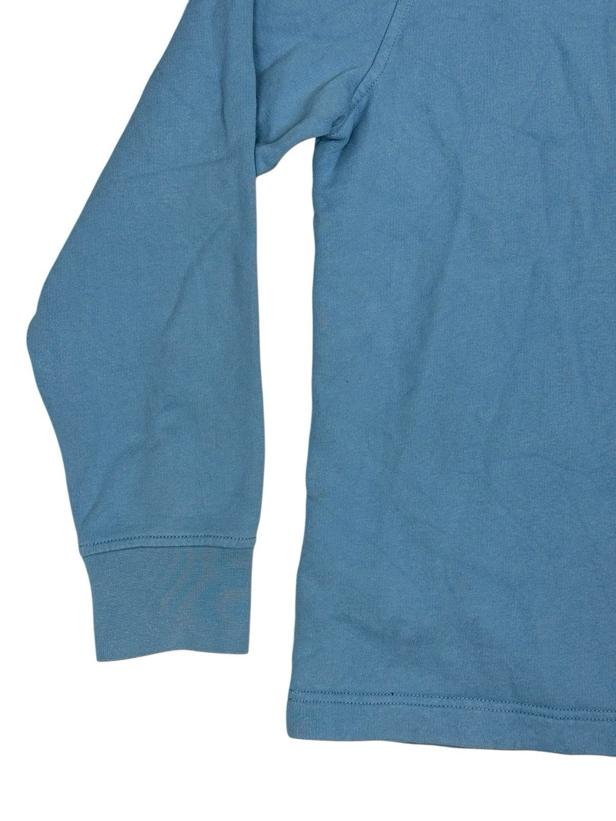 Nautica Light Blue Quarter Zip Embroidered Jumper Medium