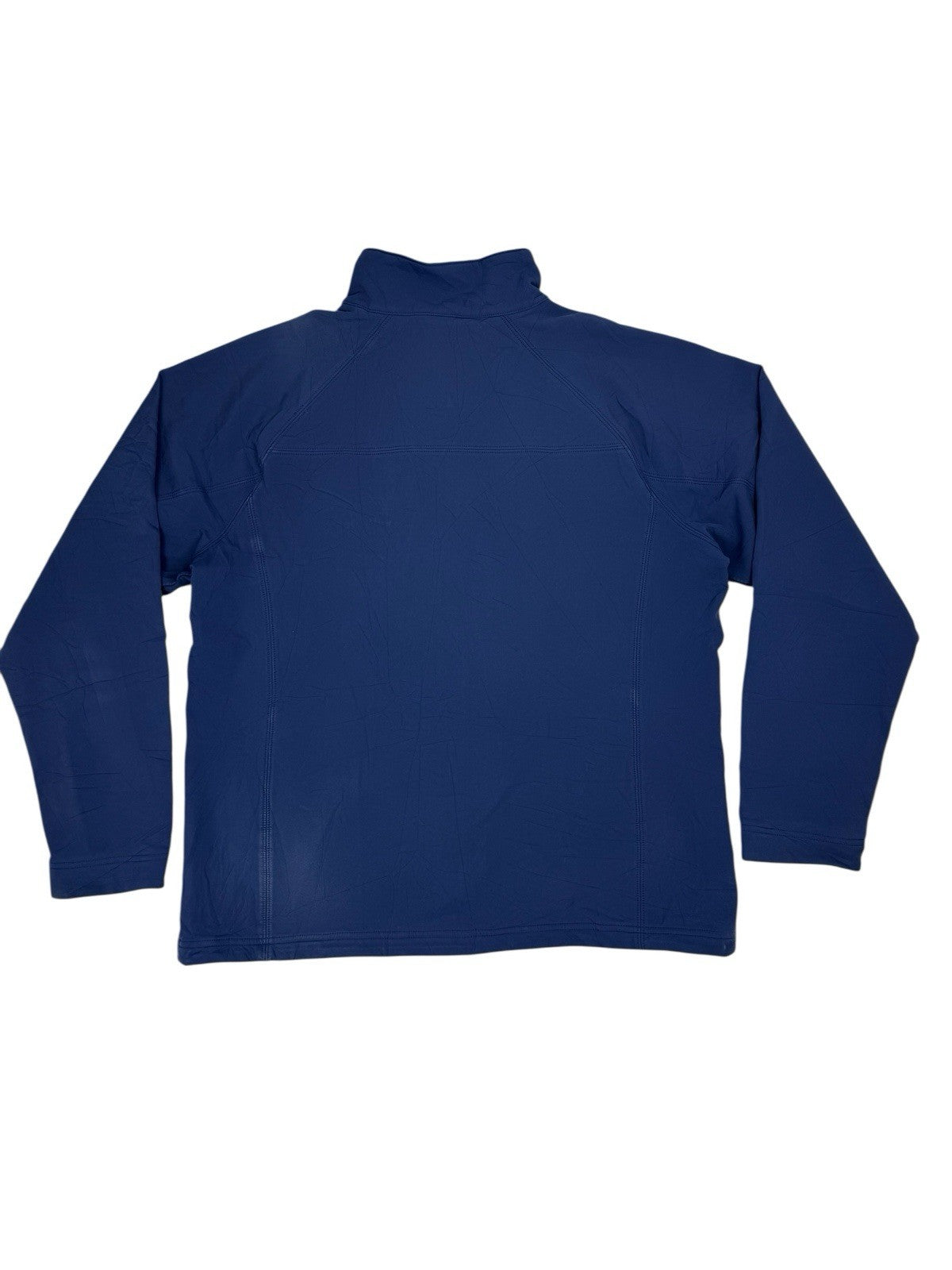 LL Bean Blue Softshell Fleece Lined Jacket XL