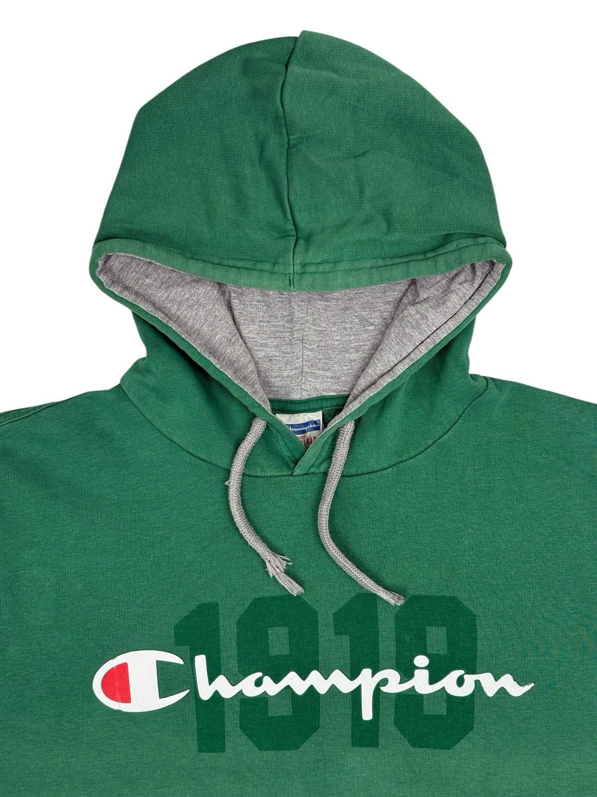 Champion Green Retro 1919 Hoodie Medium
