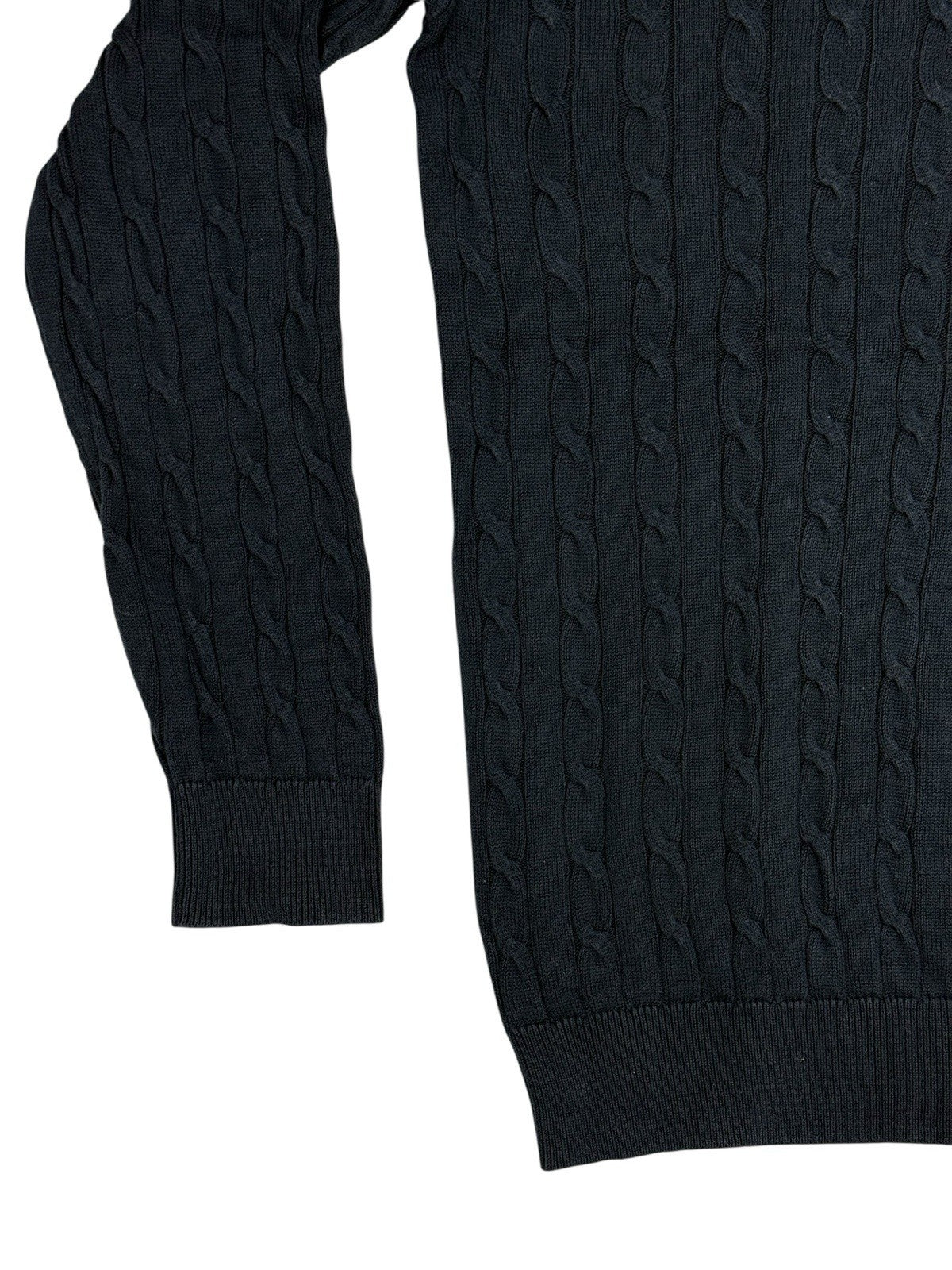 Racing Green Blue Knit Cotton Jumper Small