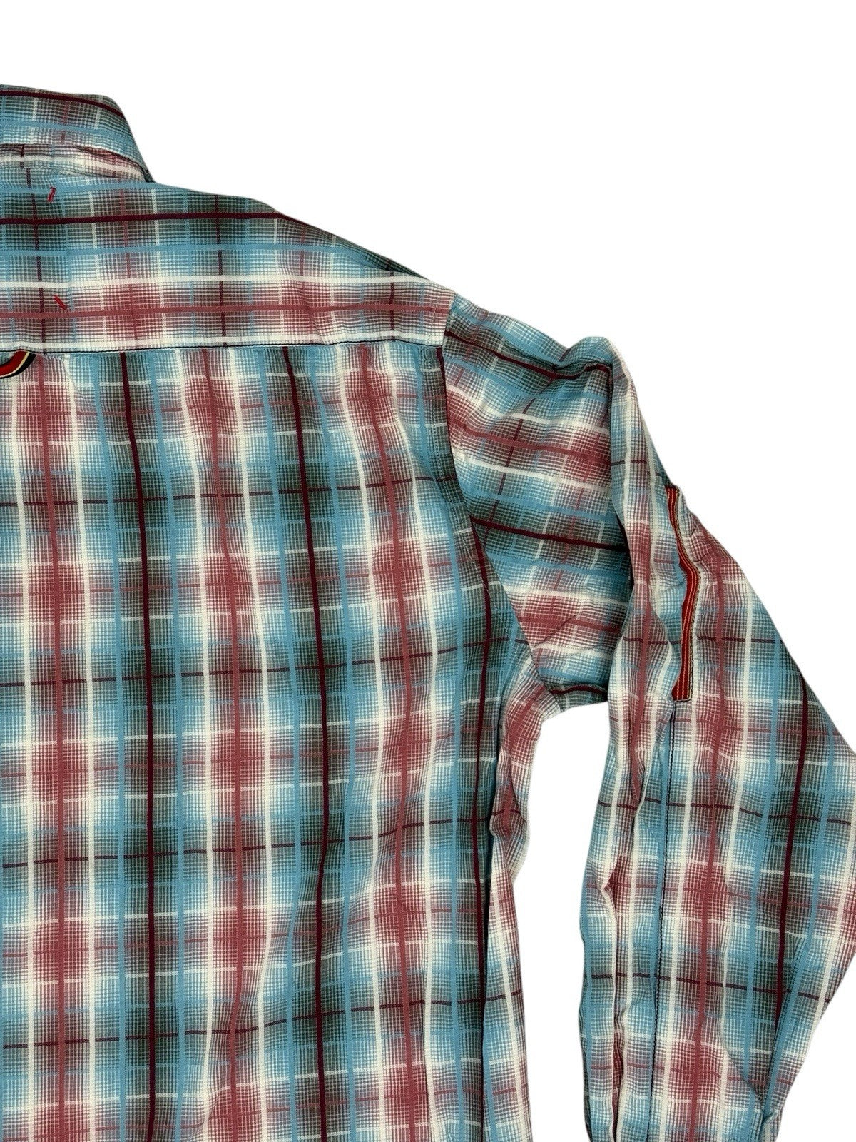 Robert Graham Multi Plaid Cotton Shirt Large