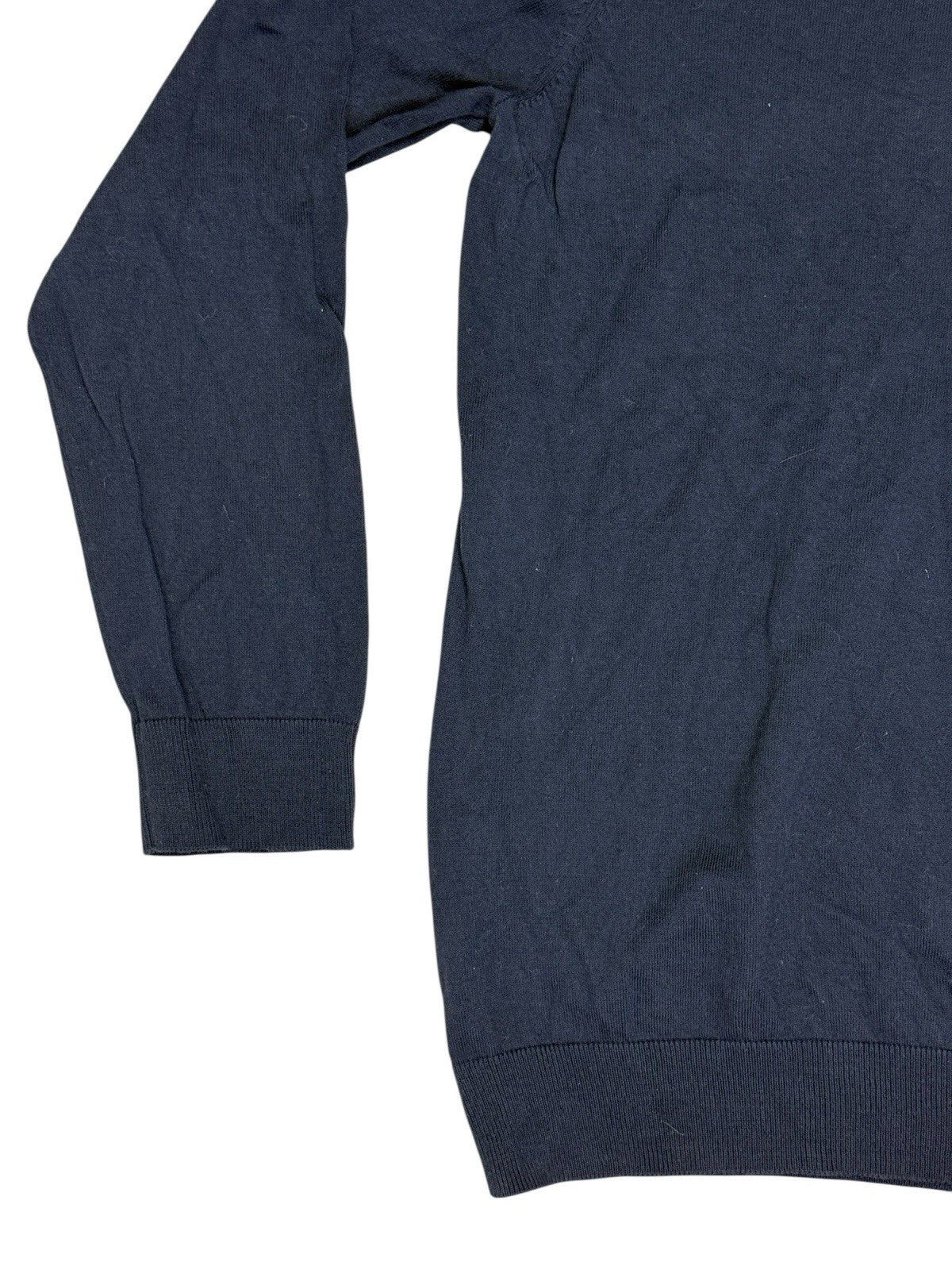 Peter Werth Blue Cotton Bailey Jumper Medium