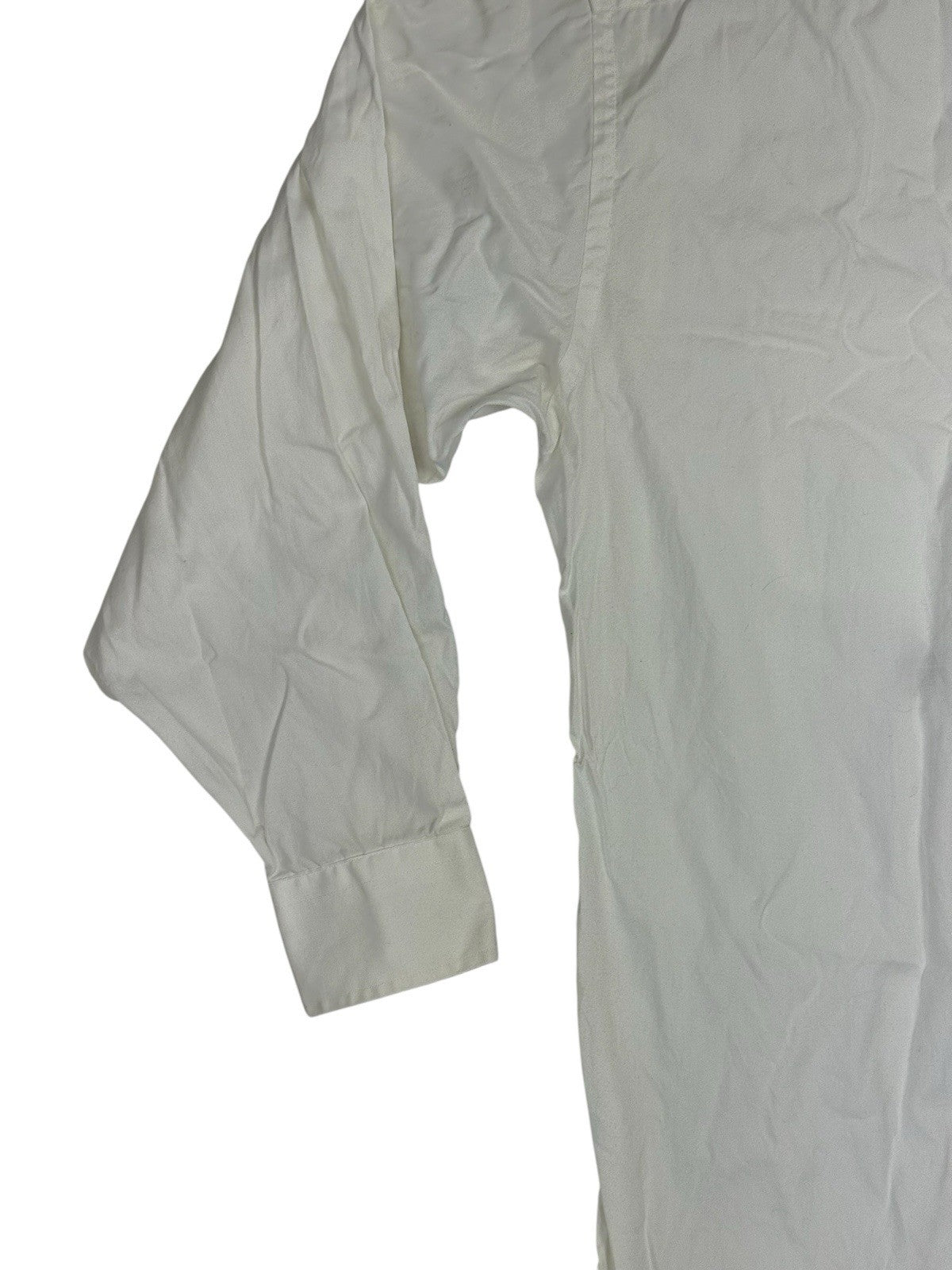 Tommy Hilfiger Vintage White Gold Crest Shirt Medium (15" Collar)