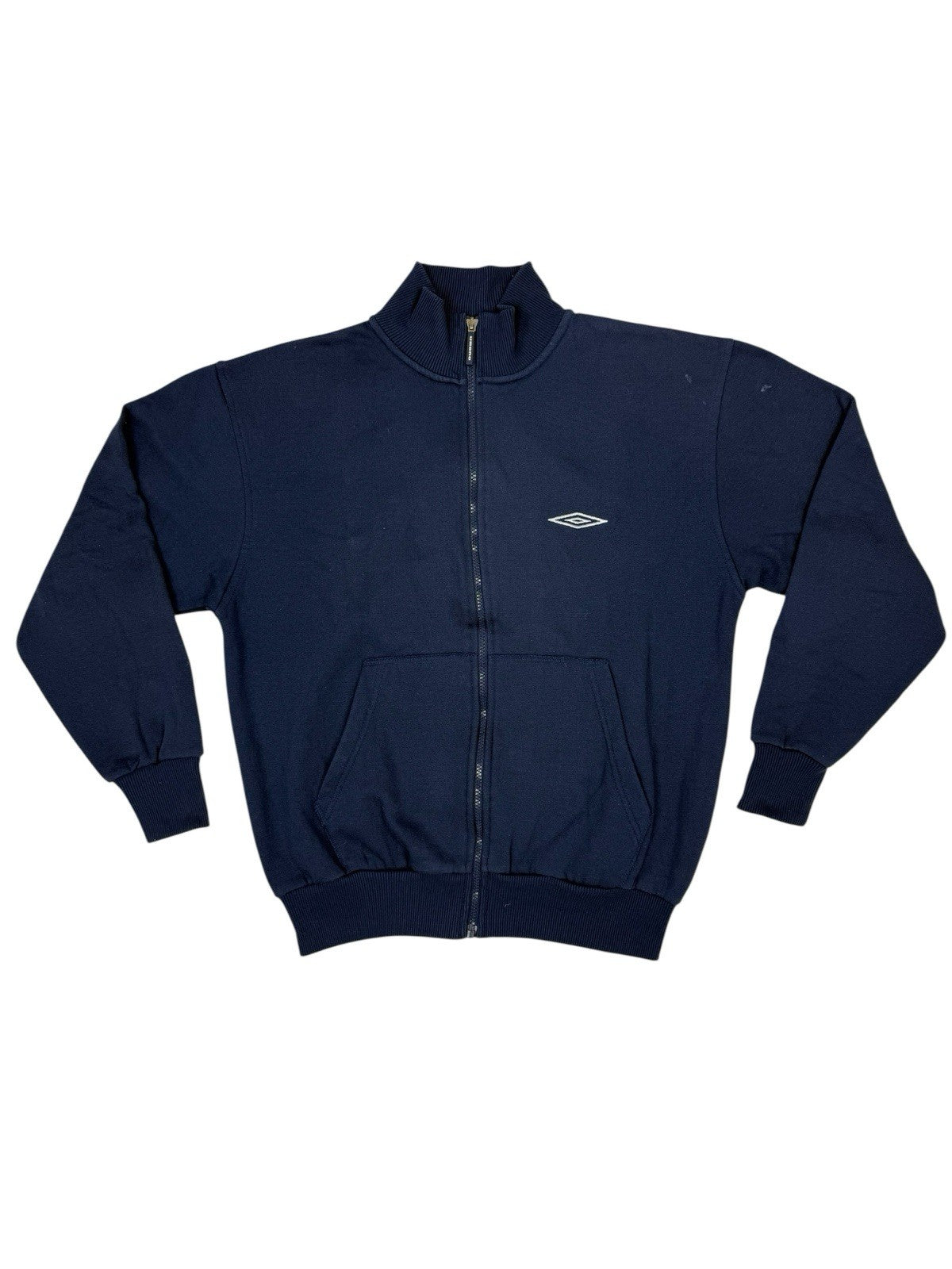 Umbro Blue Retro Zip Jumper Jacket Small