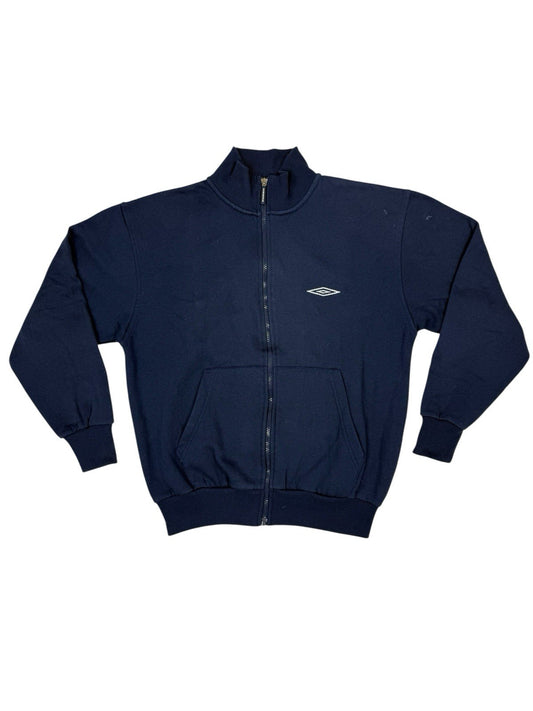 Umbro Blue Retro Zip Jumper Jacket Small