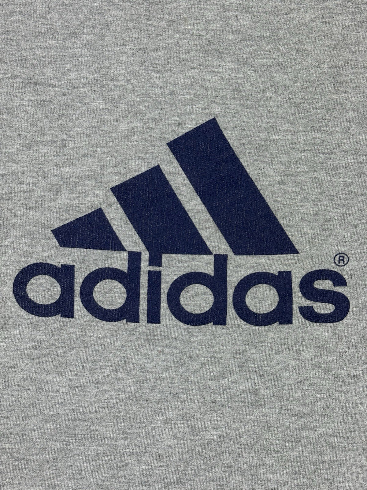 Adidas Retro Grey Printed Pullover Jumper Small