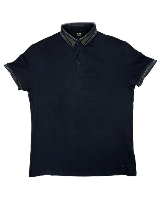 Hugo Boss Blue Polo Top Small