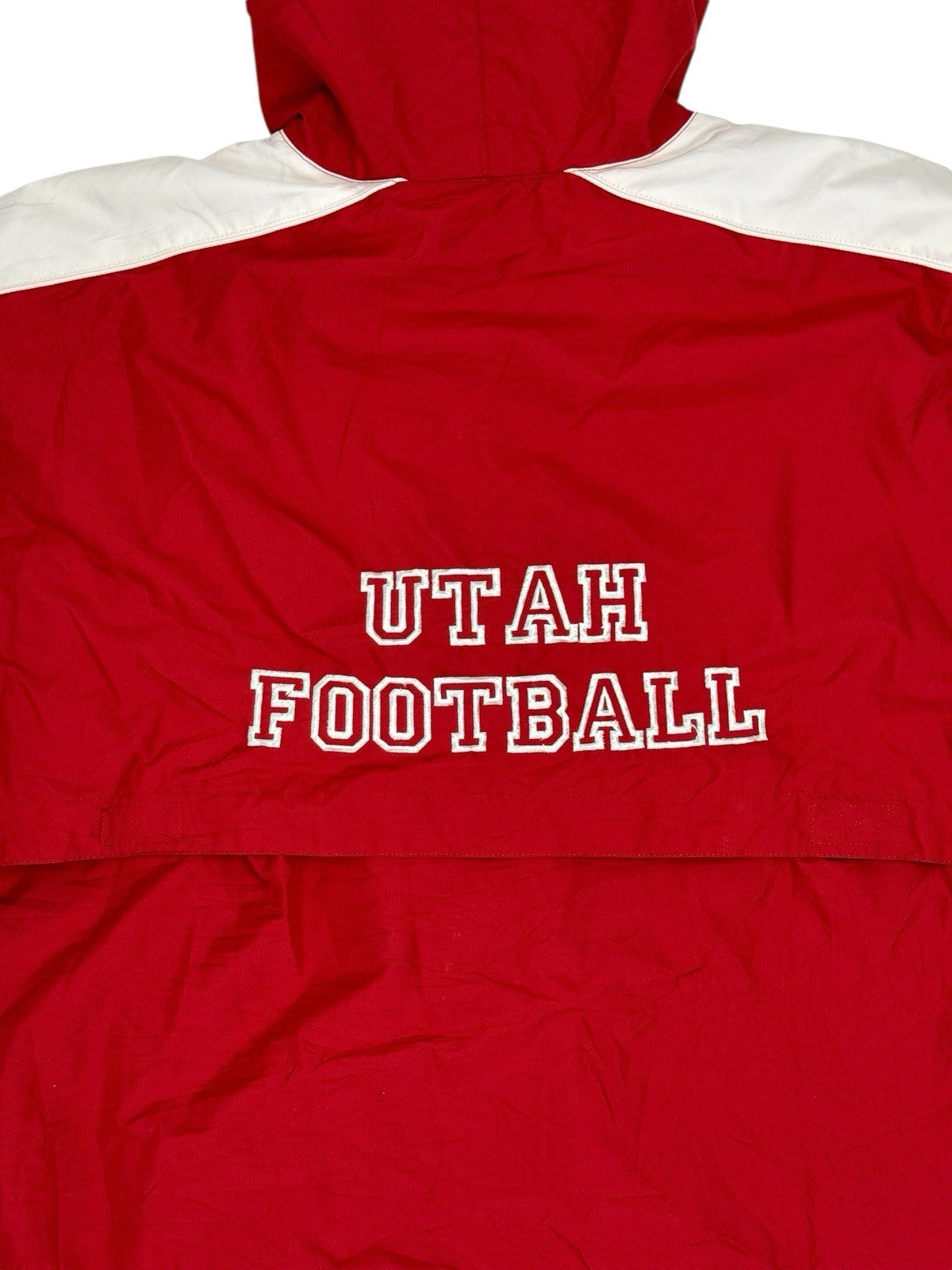 Nike Utah Utes Red Zip Long Parka Jacket 2XL